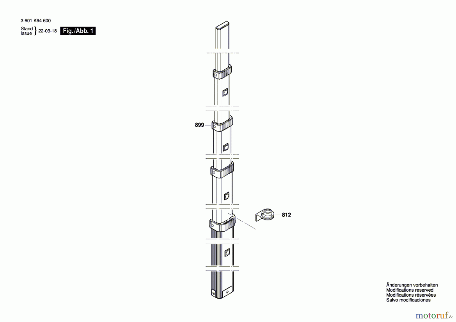  Bosch Werkzeug Stange GR 500 Seite 1