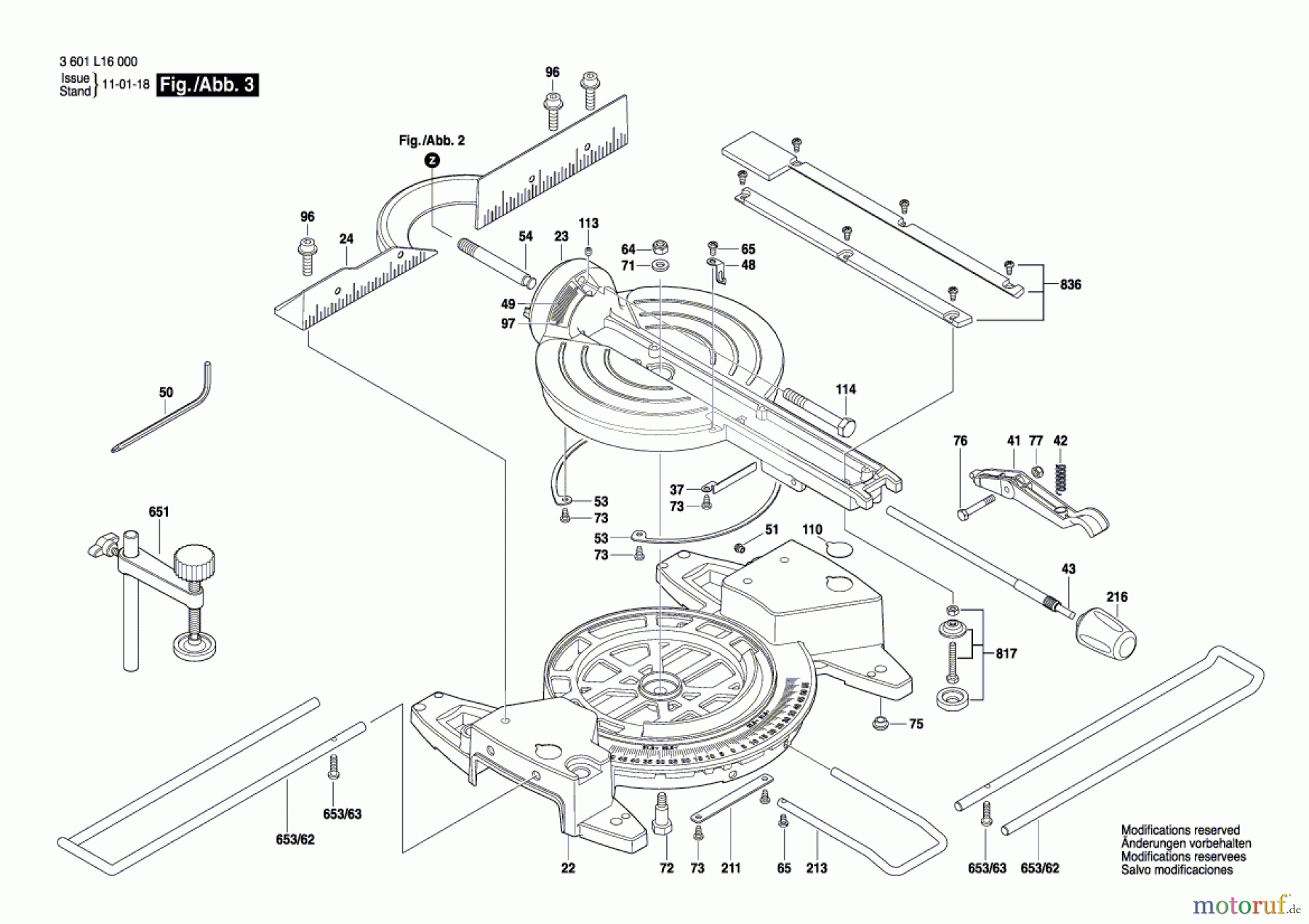 Bosch Werkzeug Kapp-/Zugsäge GCM 8 S Seite 3