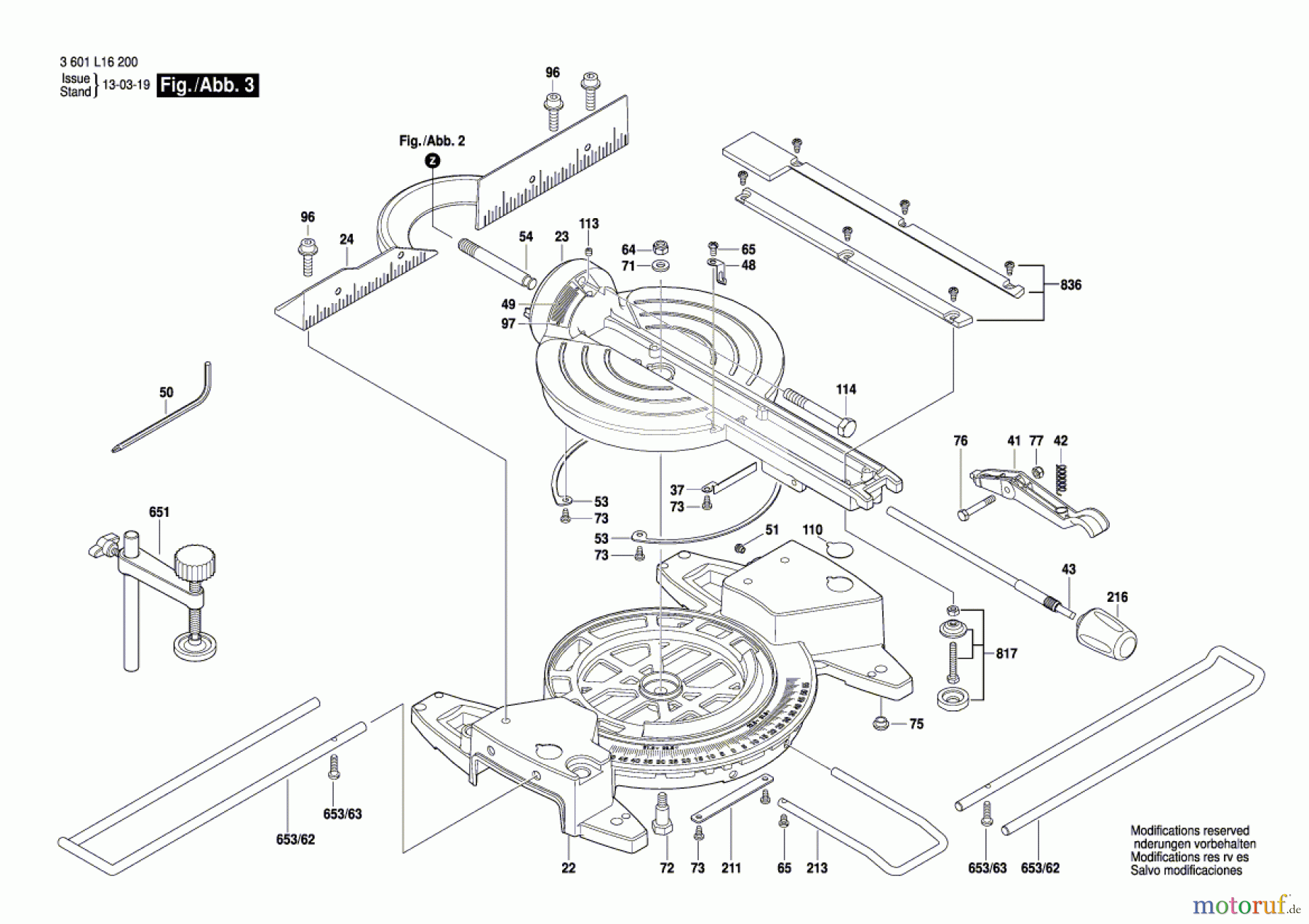 Bosch Werkzeug Kapp-/Zugsäge GCM 8 SJ Seite 3
