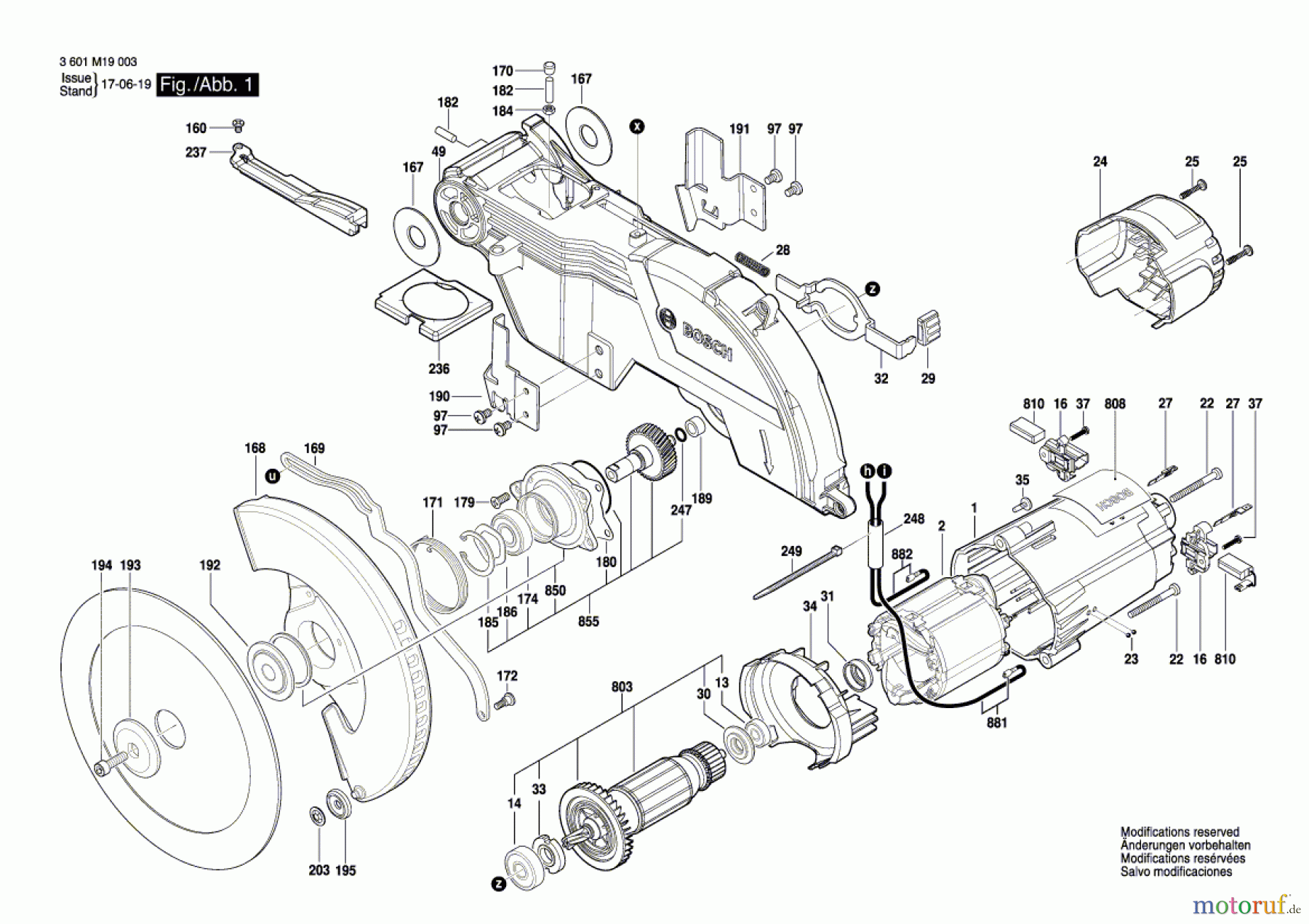 Bosch Werkzeug Kapp-/Zugsäge GCM 800 SJ Seite 1