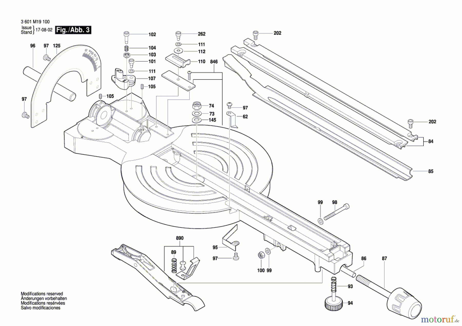 Bosch Werkzeug Kapp-/Zugsäge GCM 8 SJL Seite 3