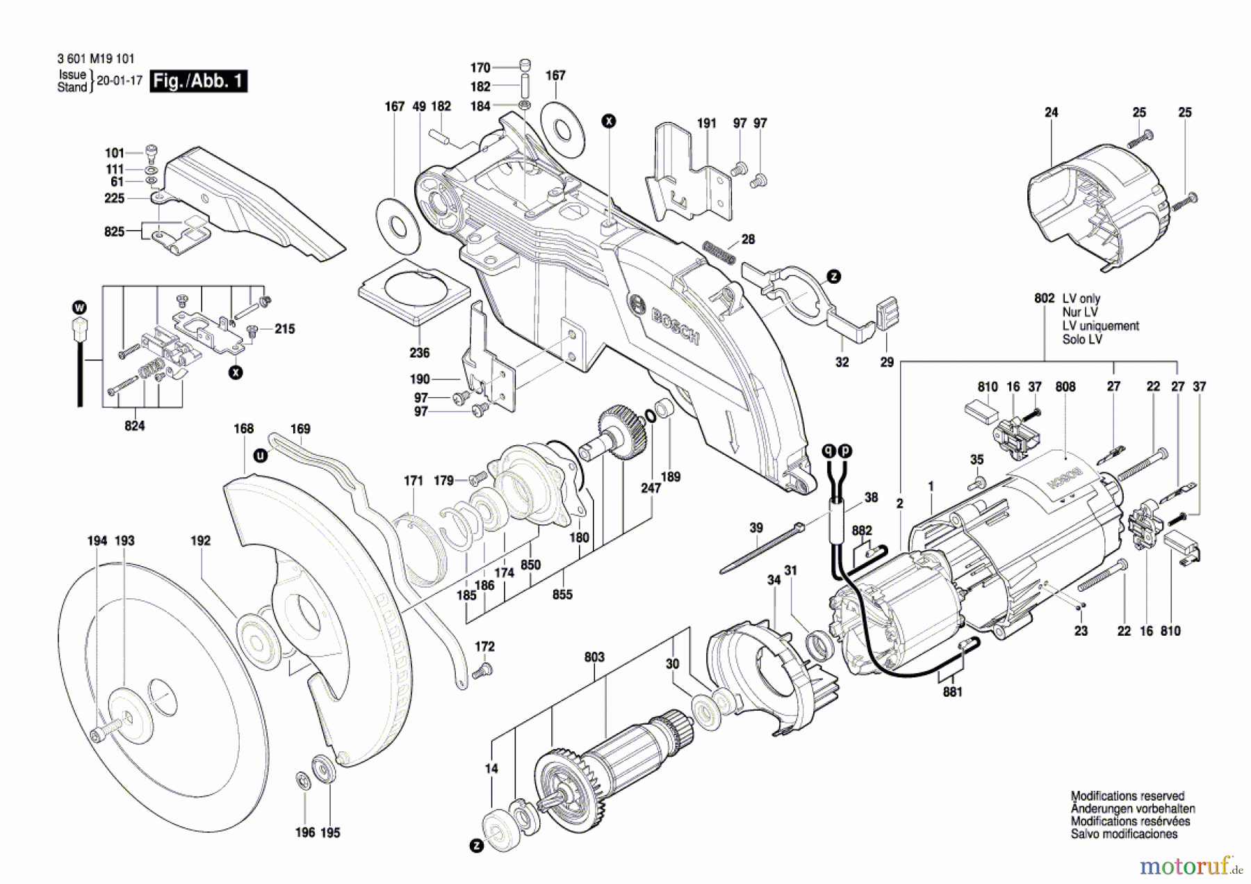 Bosch Werkzeug Kapp-/Zugsäge GCM 8 SJL Seite 1