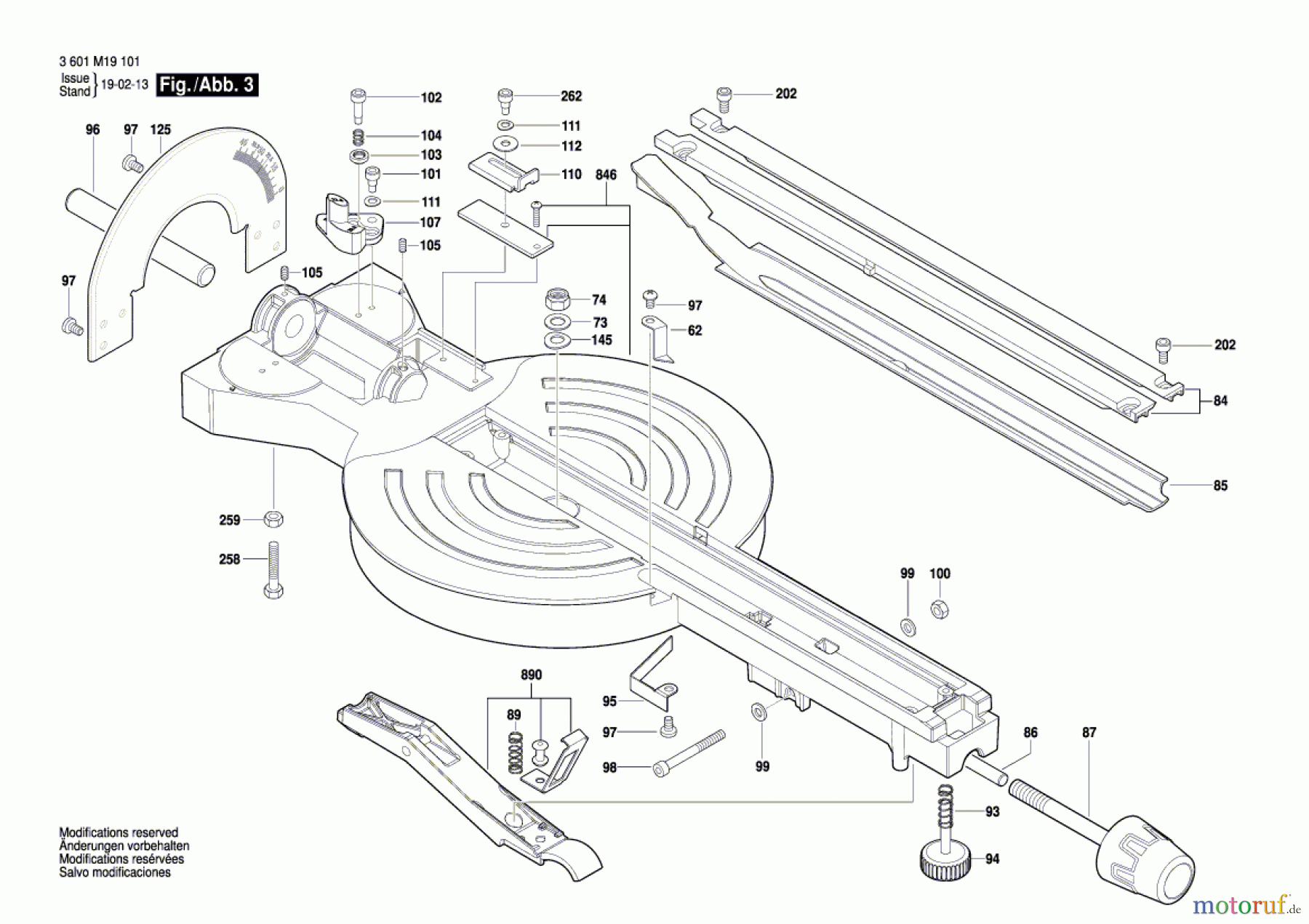 Bosch Werkzeug Kapp-/Zugsäge GCM 8 SJL Seite 3