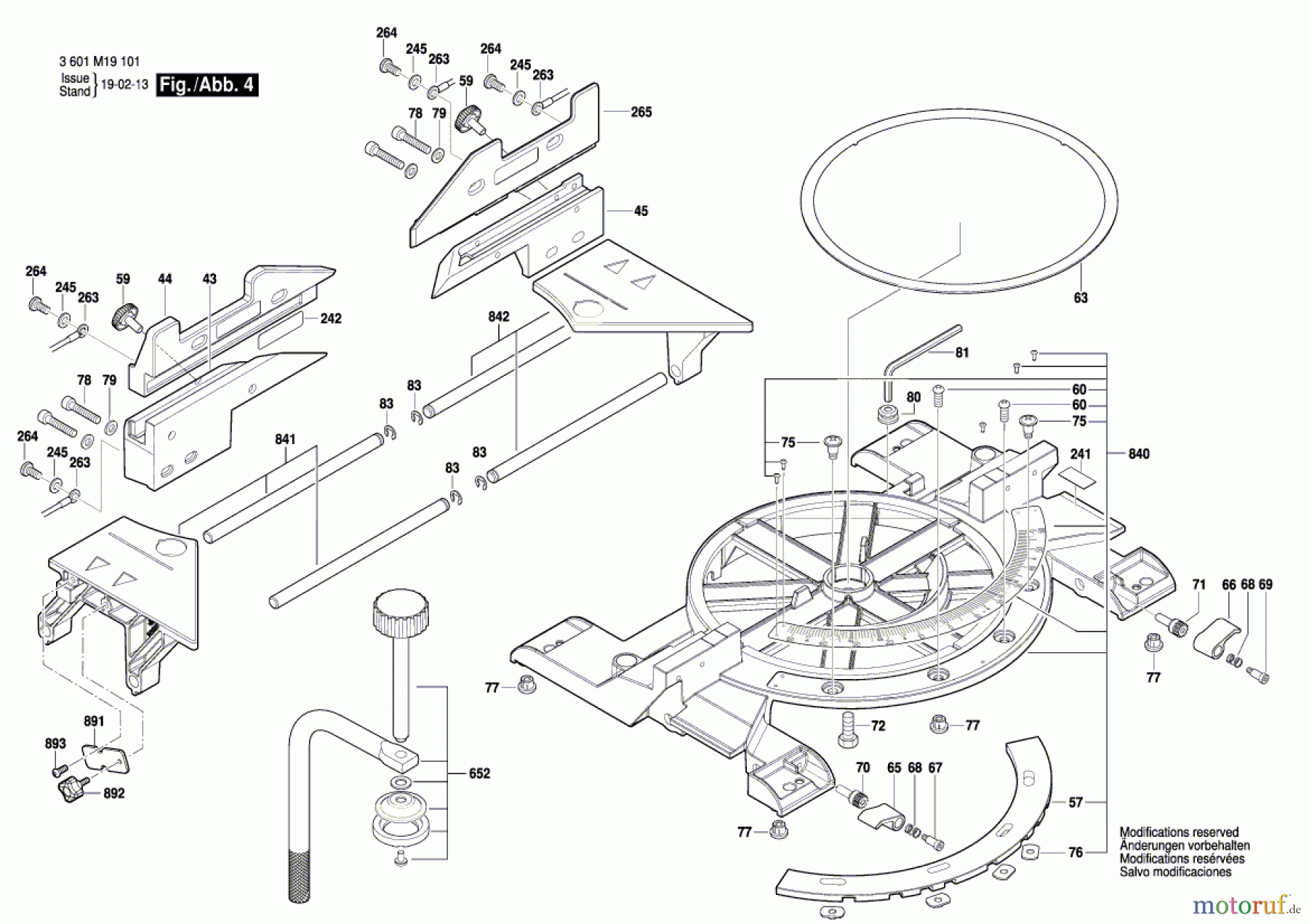 Bosch Werkzeug Kapp-/Zugsäge GCM 8 SJL Seite 4