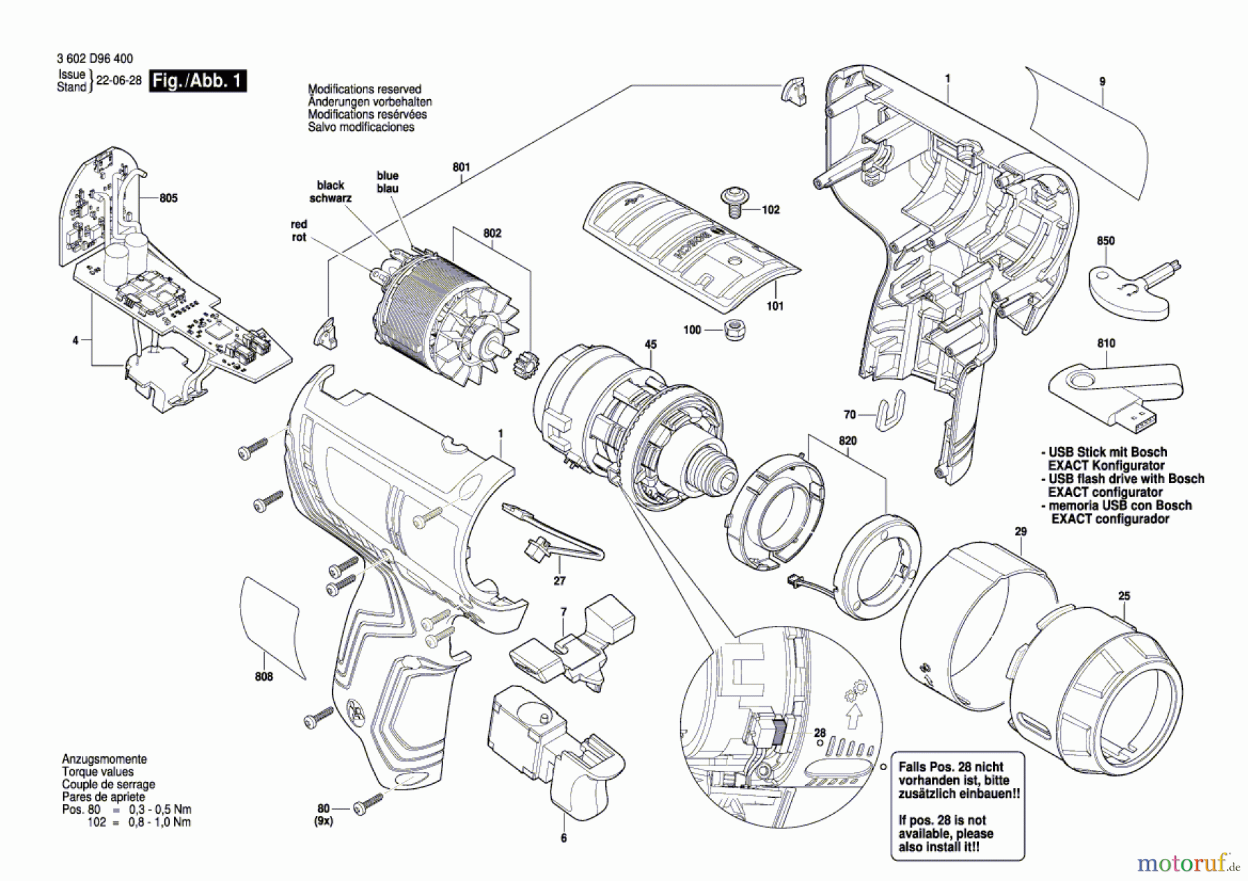 Bosch Akku Werkzeug Iw-Akku-Schrauber EXACT 12V-6-670 Seite 1