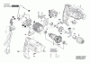 Bosch Schlagbohrmaschine PSB 650 RE Ersatzteile Seite 1
