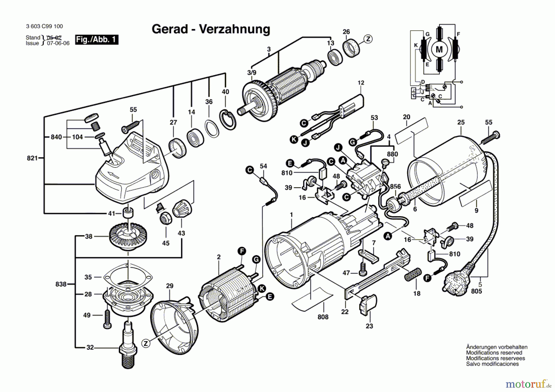 Bosch Werkzeug Winkelschleifer PWS 700 Seite 1