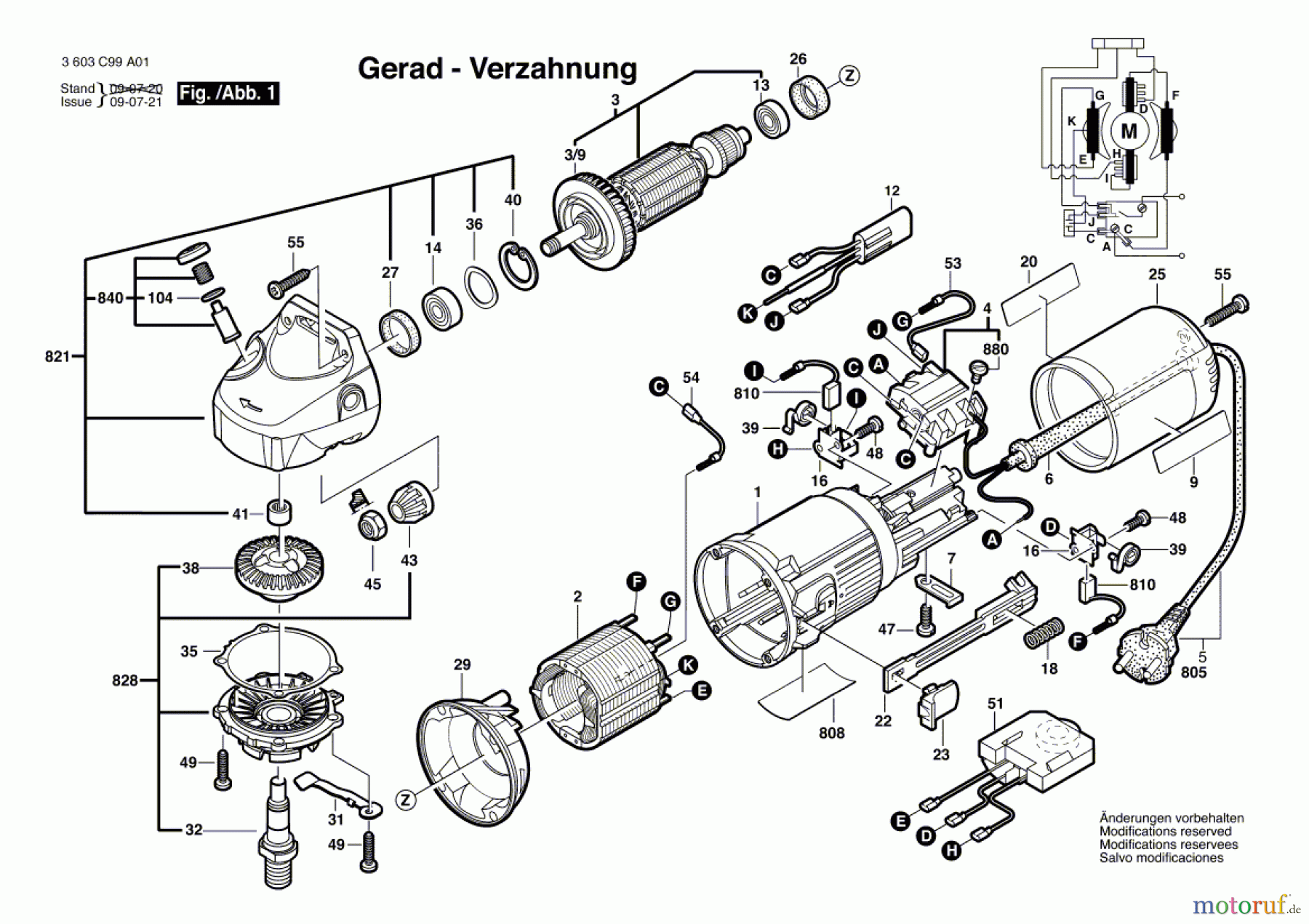 Bosch Werkzeug Winkelschleifer PWS 9-125 CE Seite 1