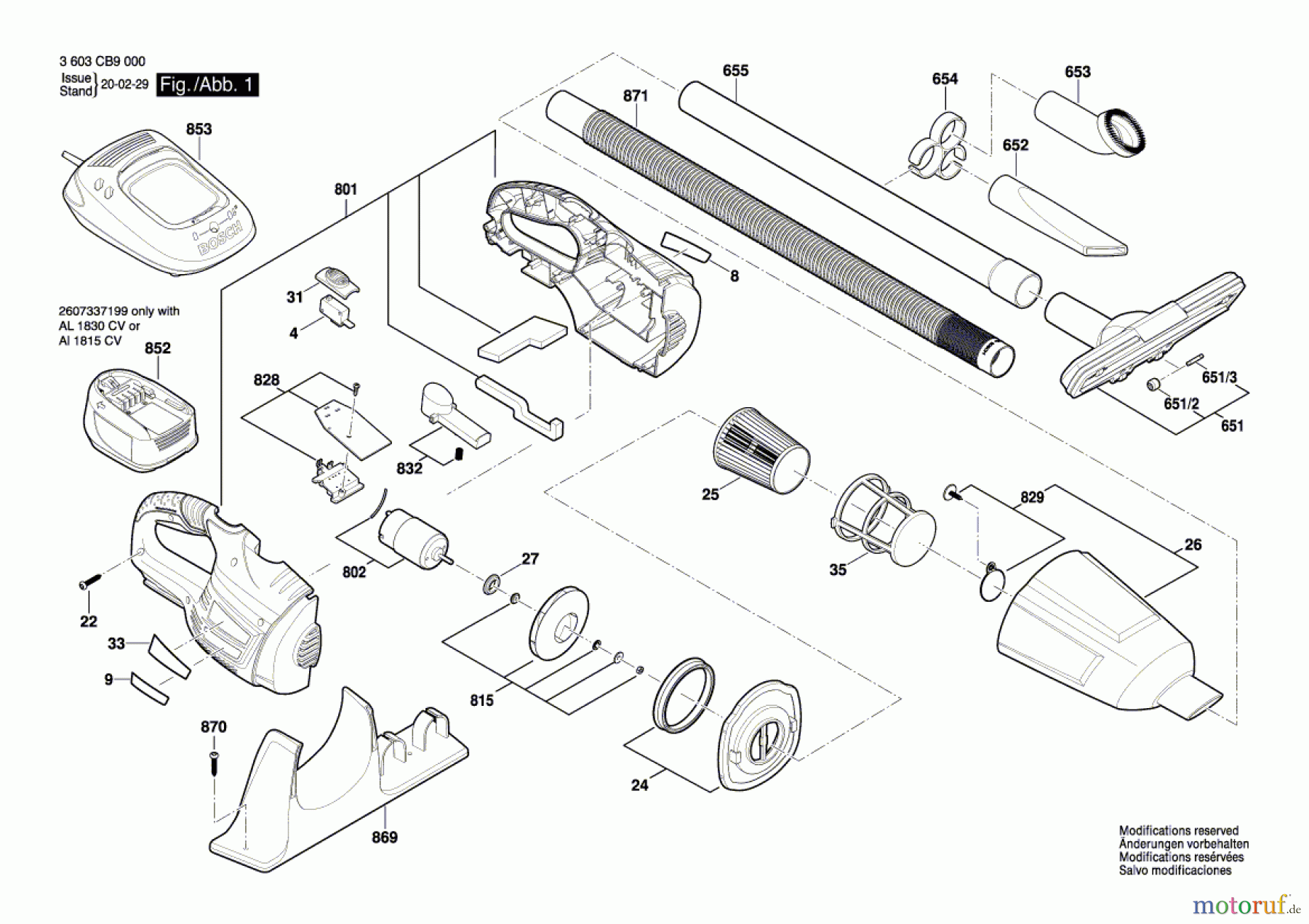Bosch Akku Werkzeug Akku-Sauger PAS 18 LI Seite 1