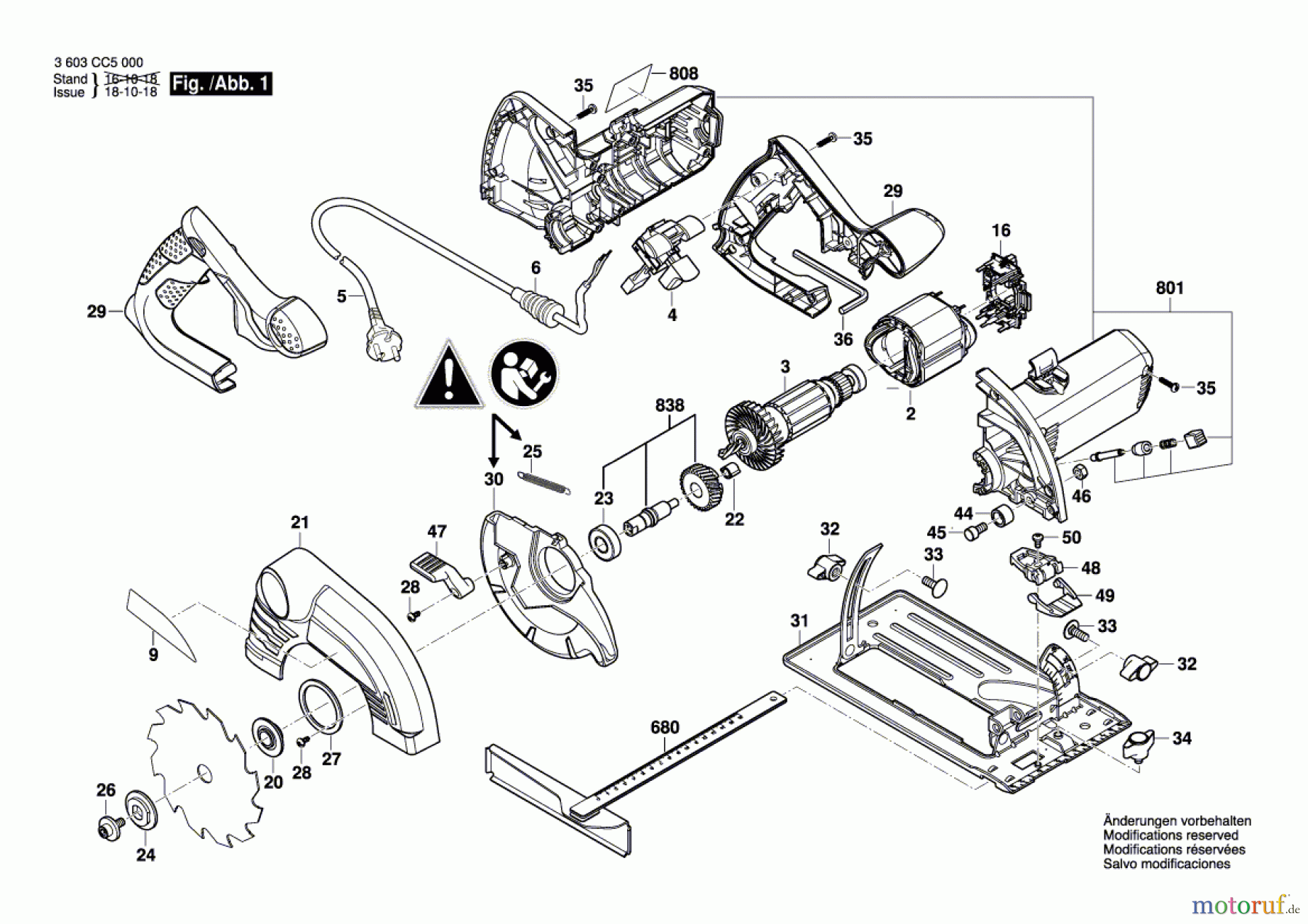 Bosch Werkzeug Kreissäge PKS 40 Seite 1