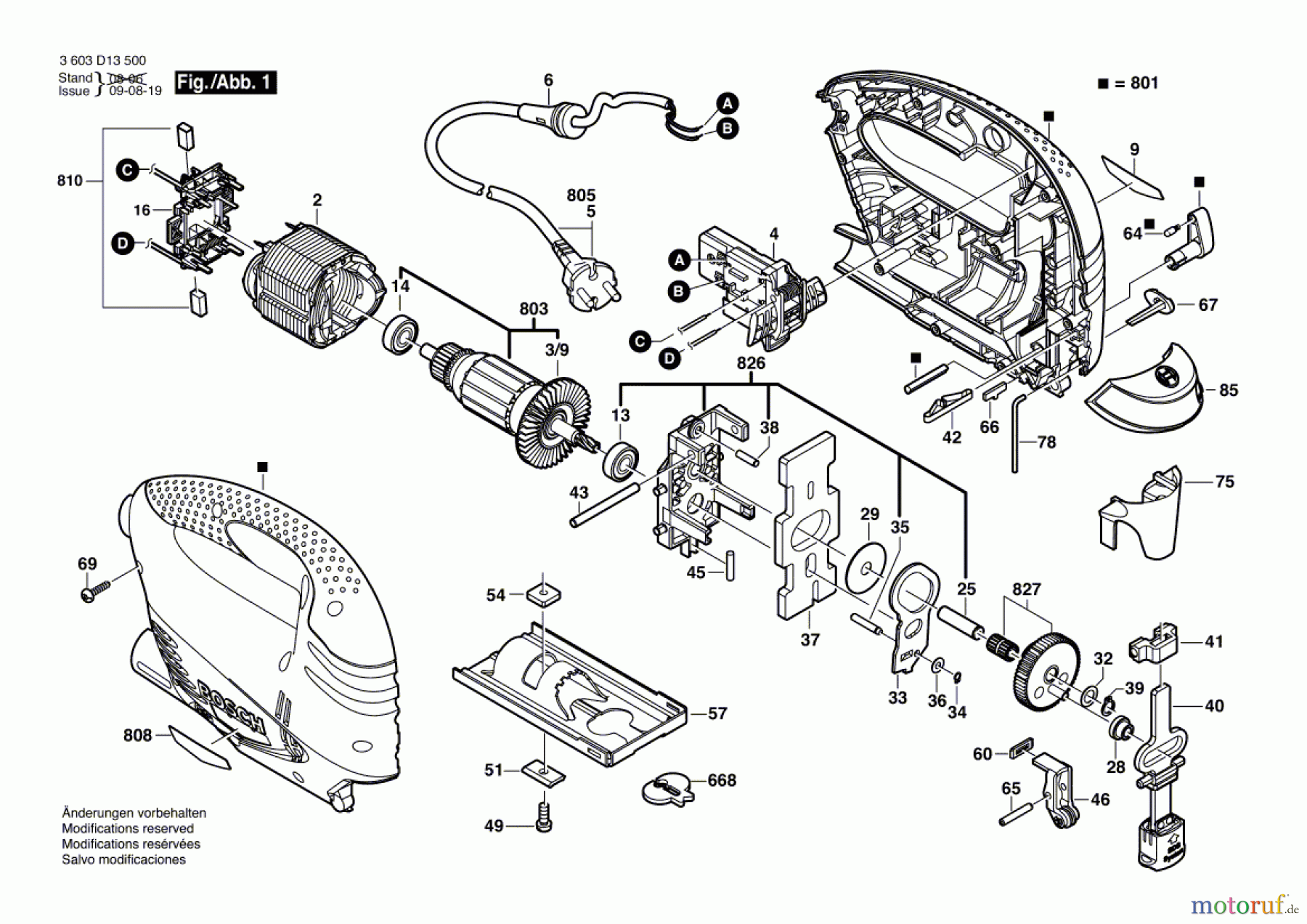  Bosch Werkzeug Stichsäge PST 700 PEL Seite 1
