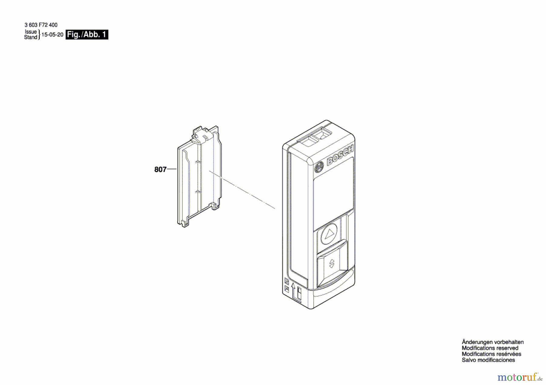Bosch Werkzeug Entfernungsmesser ZAMO Seite 1