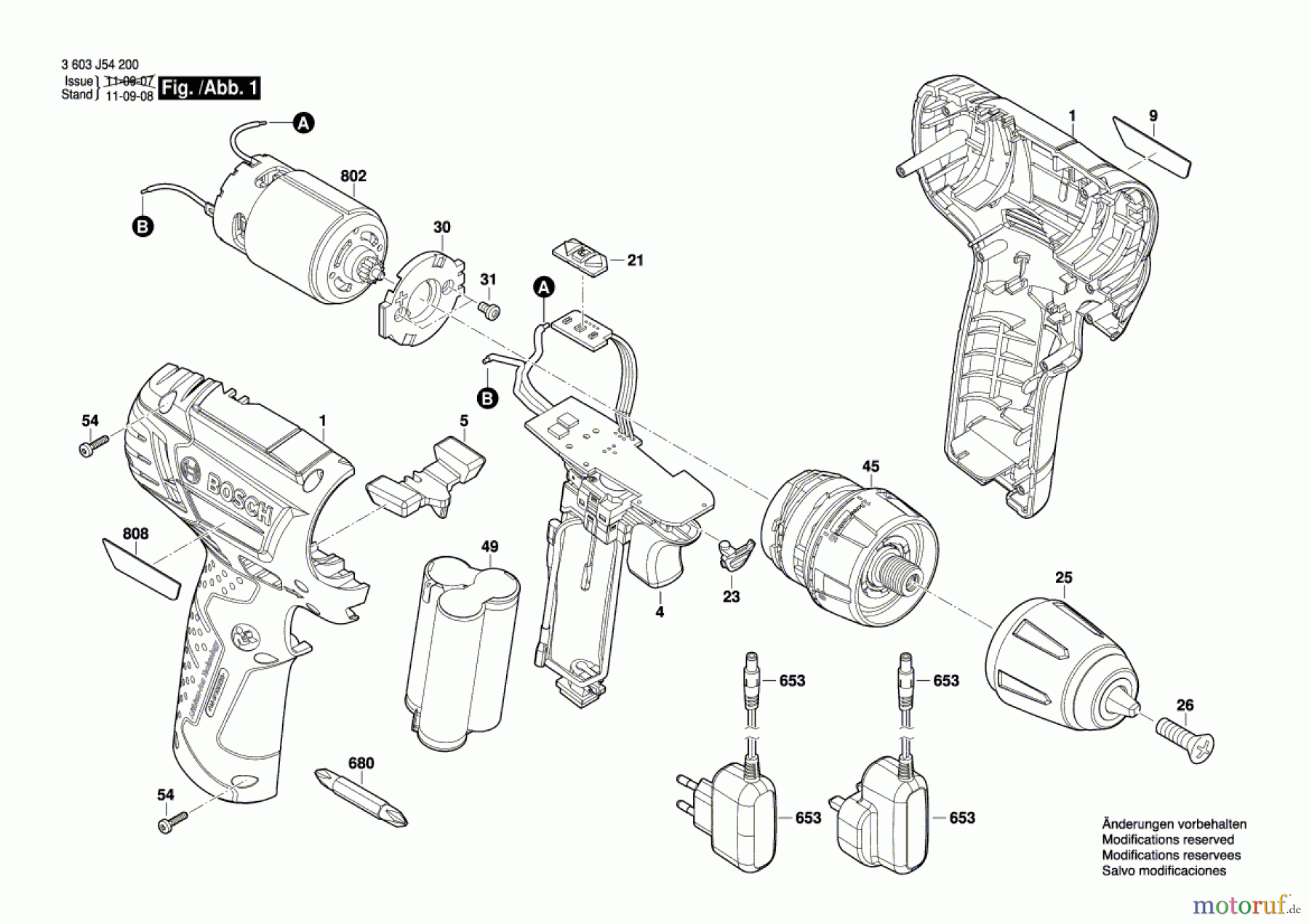 Bosch Akku Werkzeug Akku-Bohrschrauber PSR 10,8 LI Seite 1