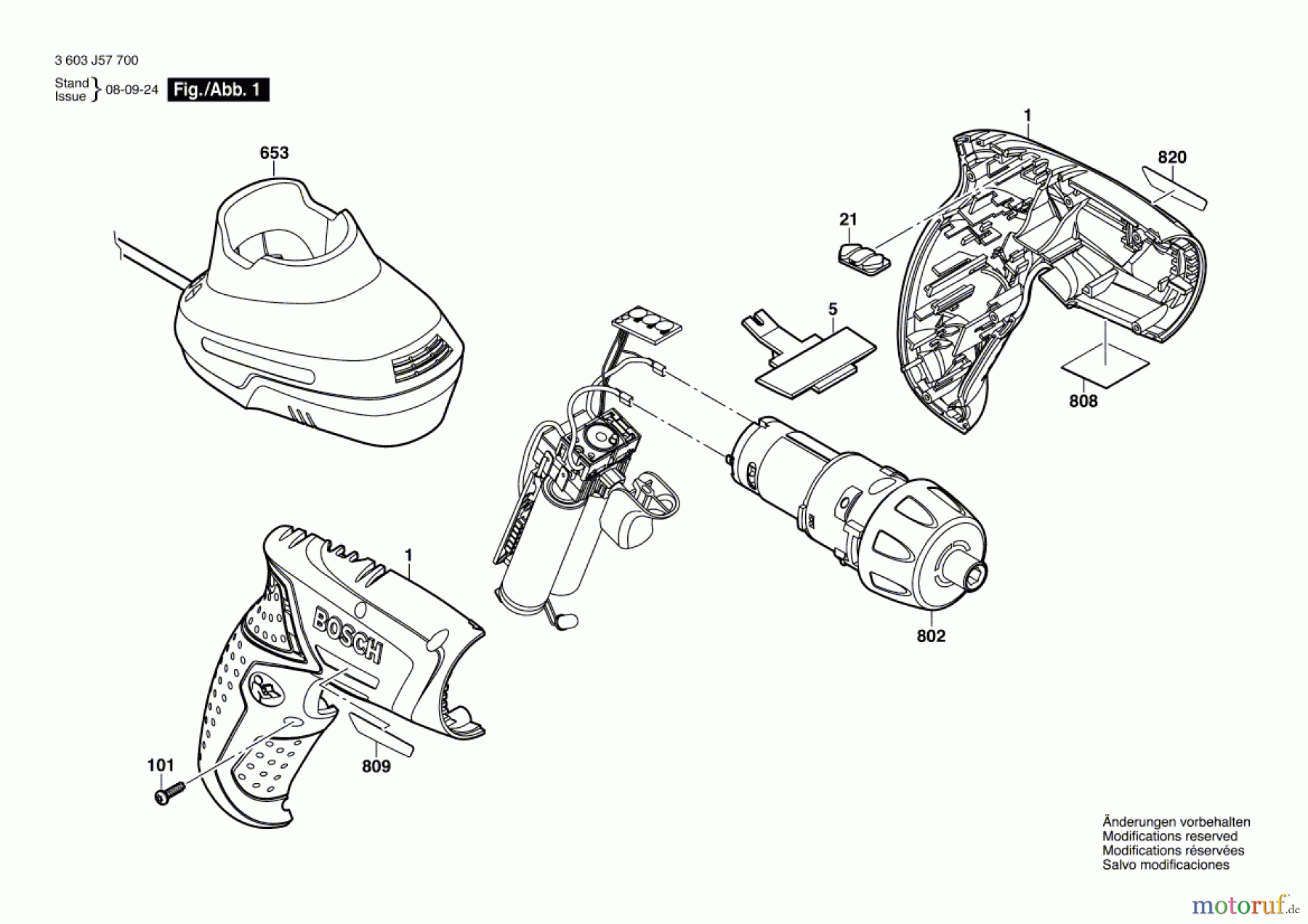 Bosch Akku Werkzeug Akku-Schrauber PSR 7,2 LI Seite 1