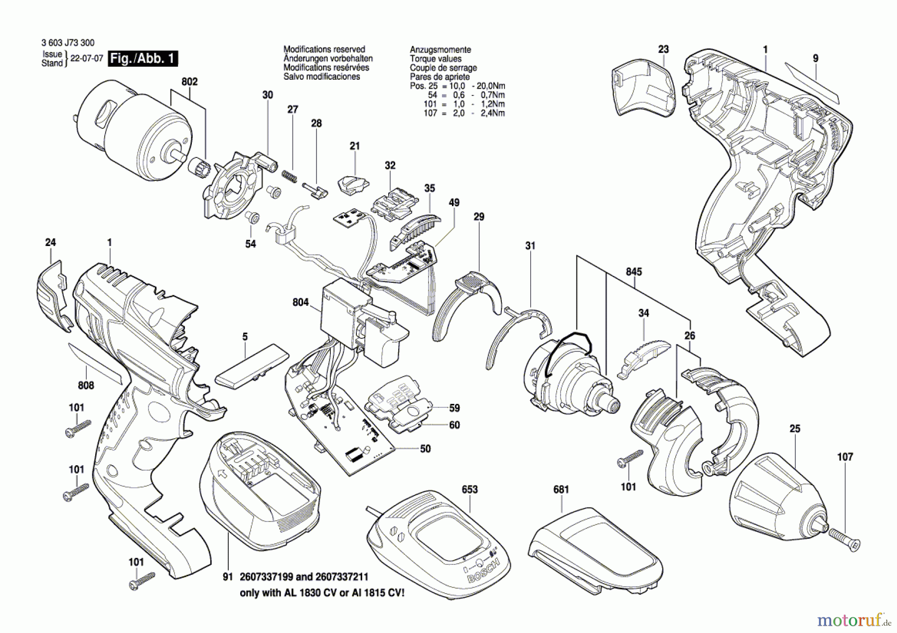 Bosch Akku Werkzeug Akku-Bohrschrauber PSR 18 LI-2 Seite 1