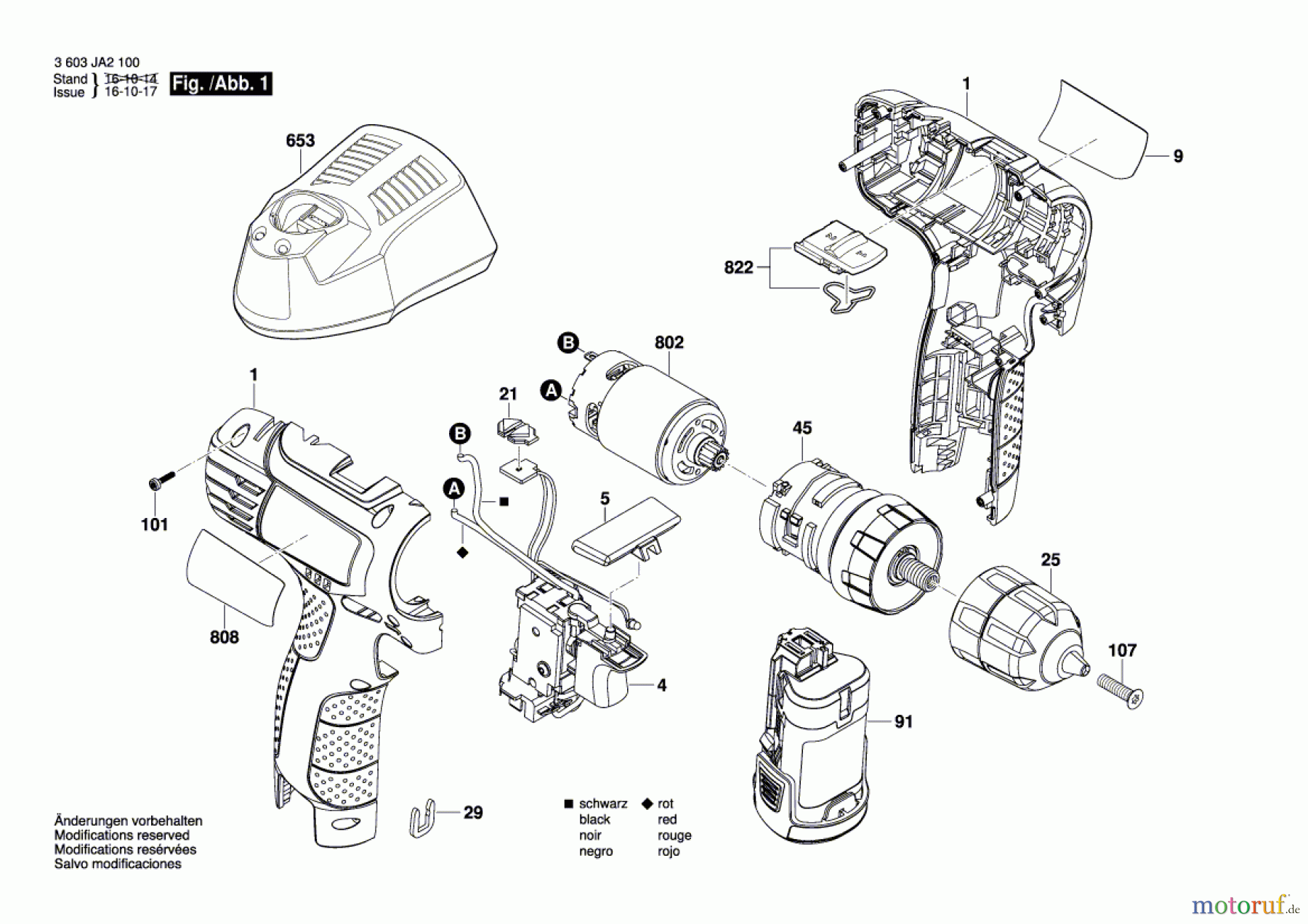 Bosch Akku Werkzeug Akku-Bohrschrauber PSR 1080 LI Seite 1