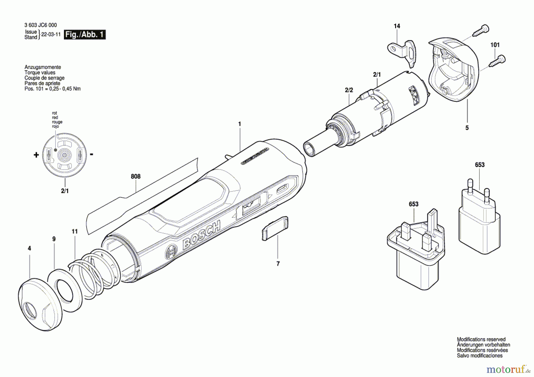 Bosch Akku Werkzeug Akku-Schrauber PushDrive Seite 1