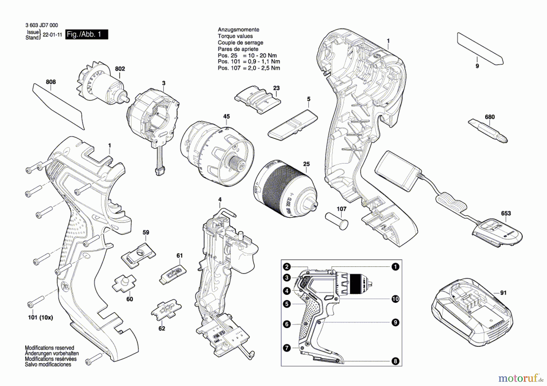 Bosch Akku Werkzeug Akku-Bohrschrauber UniversalDrill 18V-60 Seite 1
