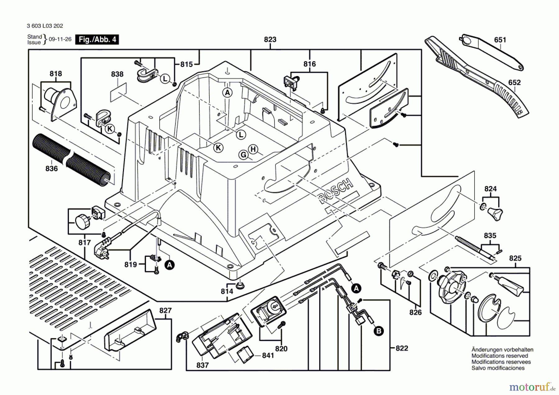 Bosch Werkzeug Tischkreissäge PTS 10 Seite 4