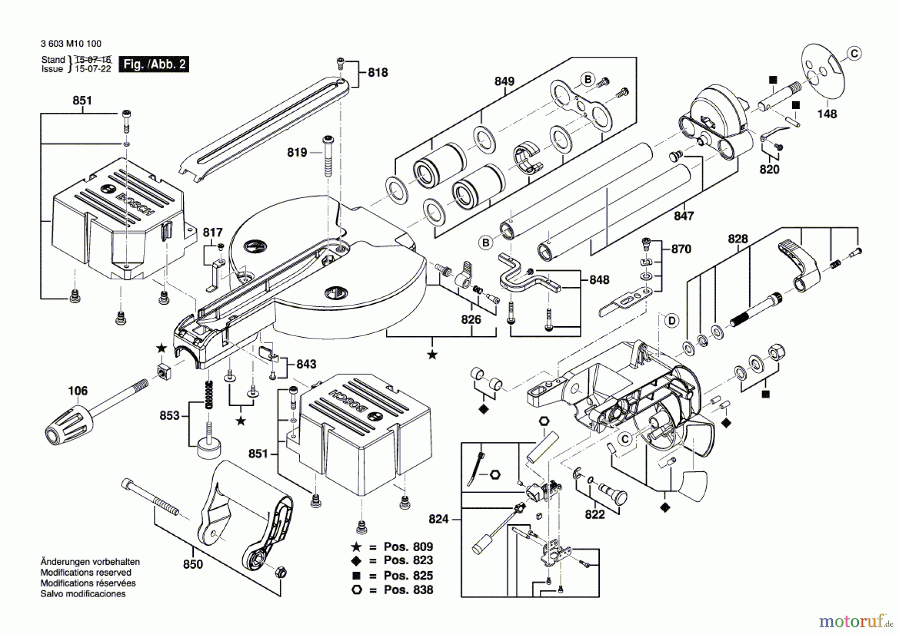 Bosch Werkzeug Kapp-/Gehrungssäge PCM 8 S Seite 2