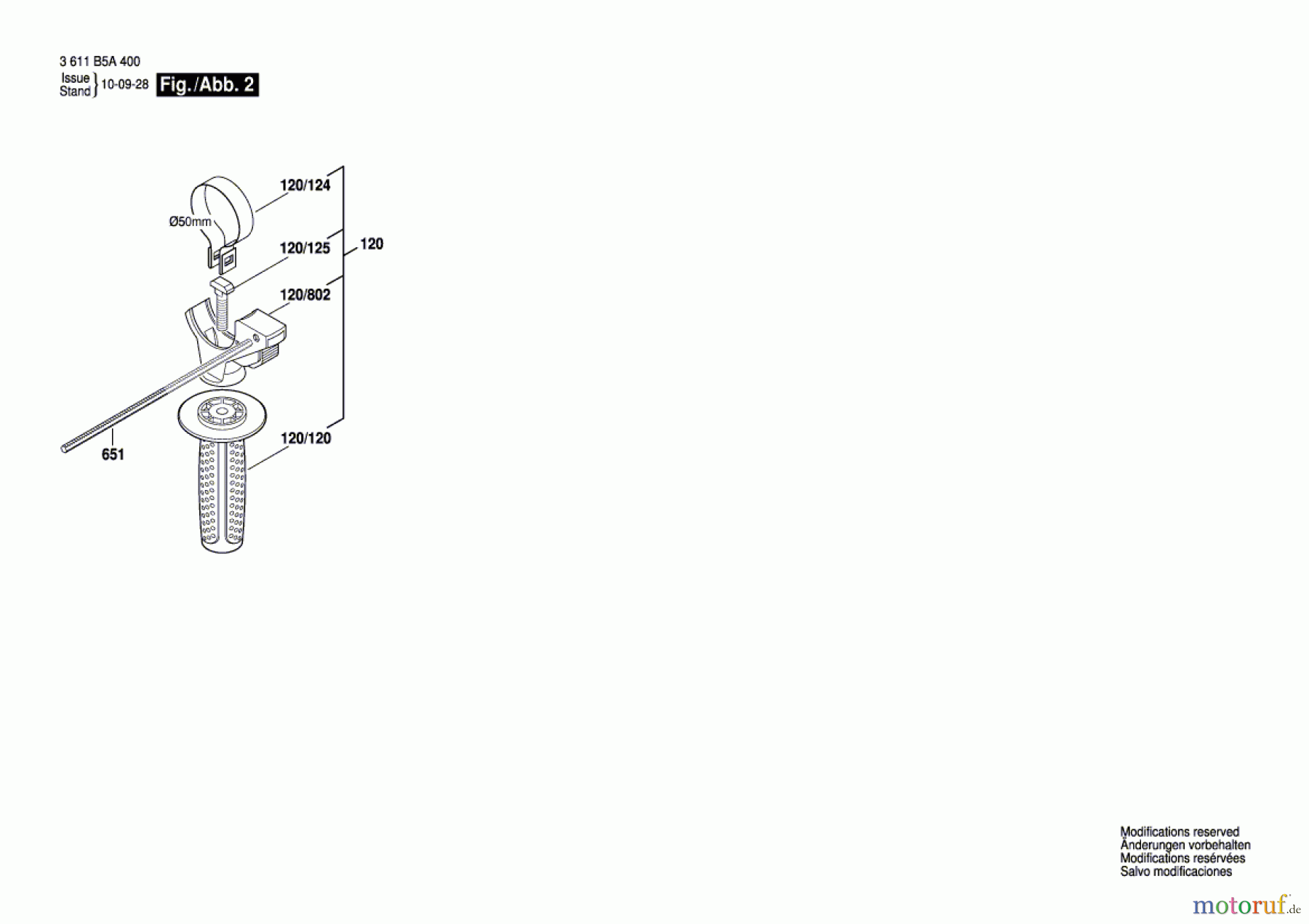 Bosch Werkzeug Bohrhammer GBH 2-20 D Seite 2