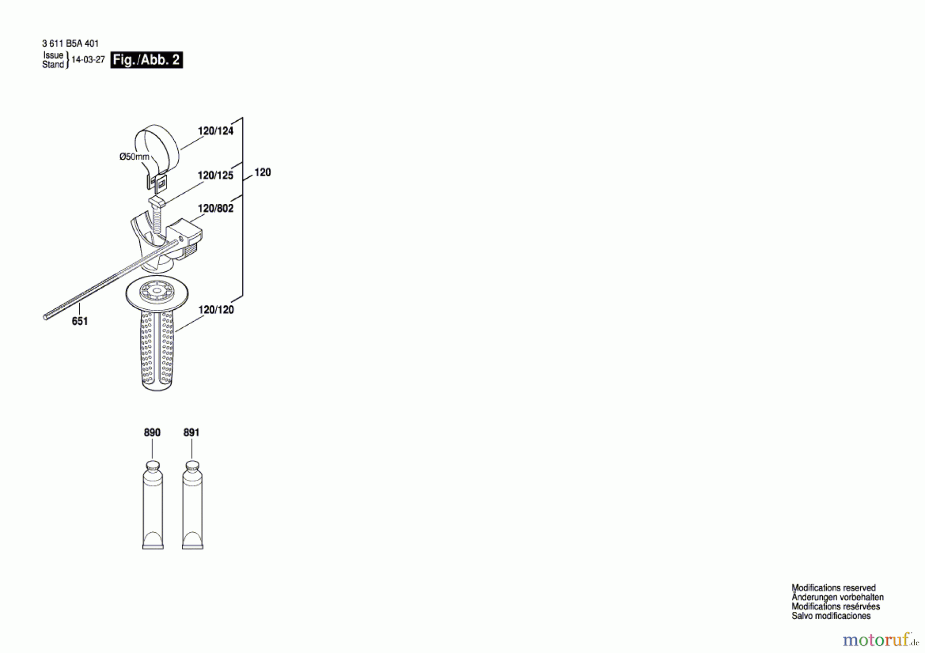  Bosch Werkzeug Bohrhammer 2 Kg GBH 2000 Seite 2