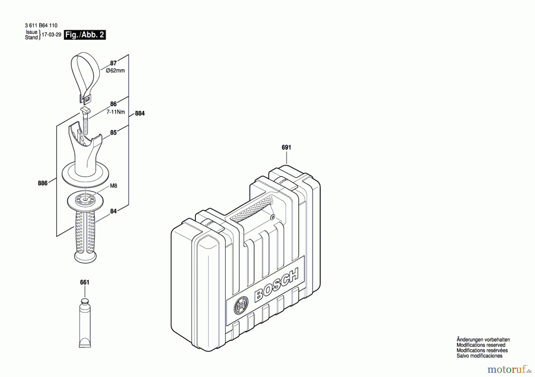 Bosch Werkzeug Bohrhammer 11265EVS Seite 2
