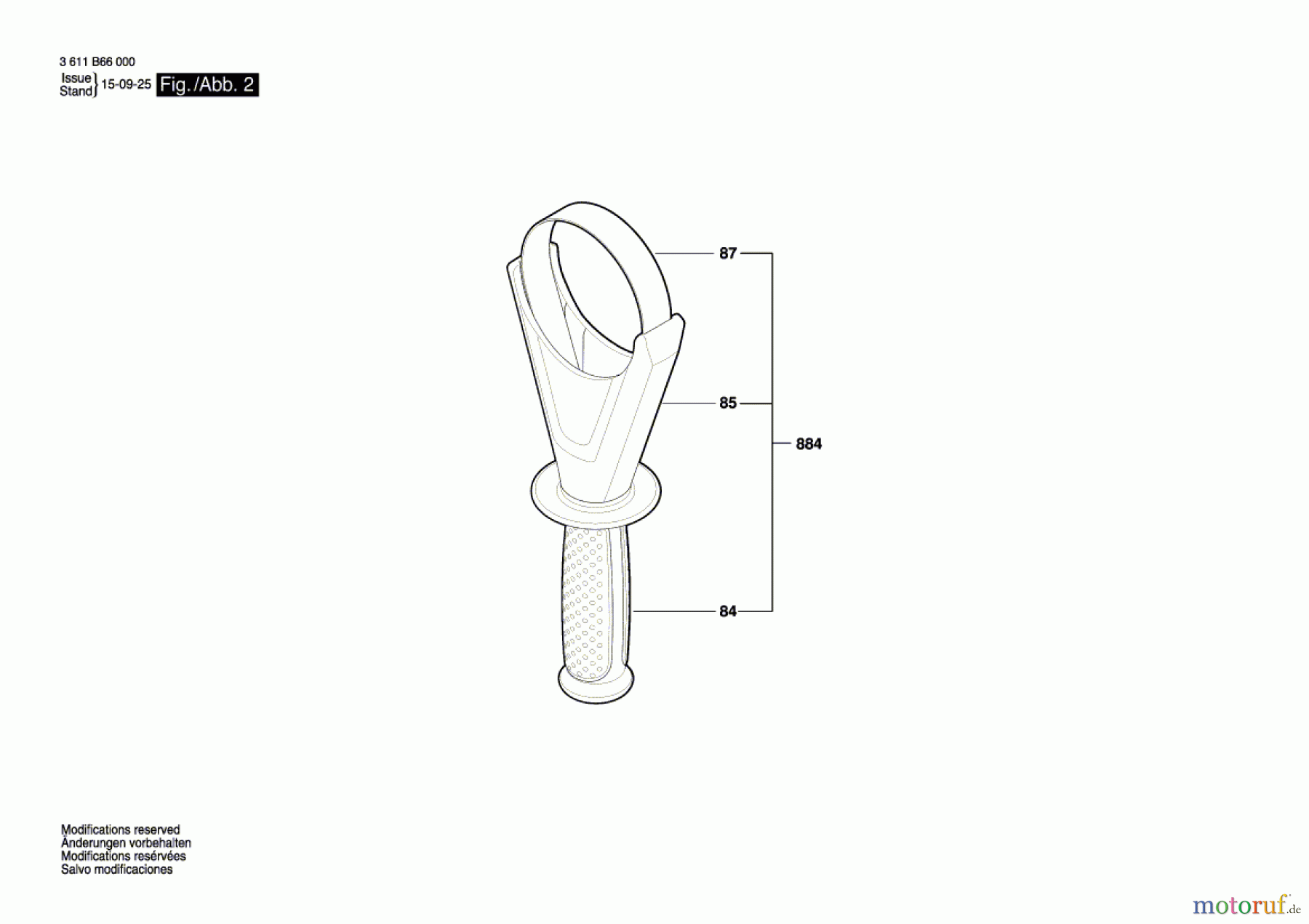 Bosch Werkzeug Bohrhammer GBH 12-52 DV Seite 2