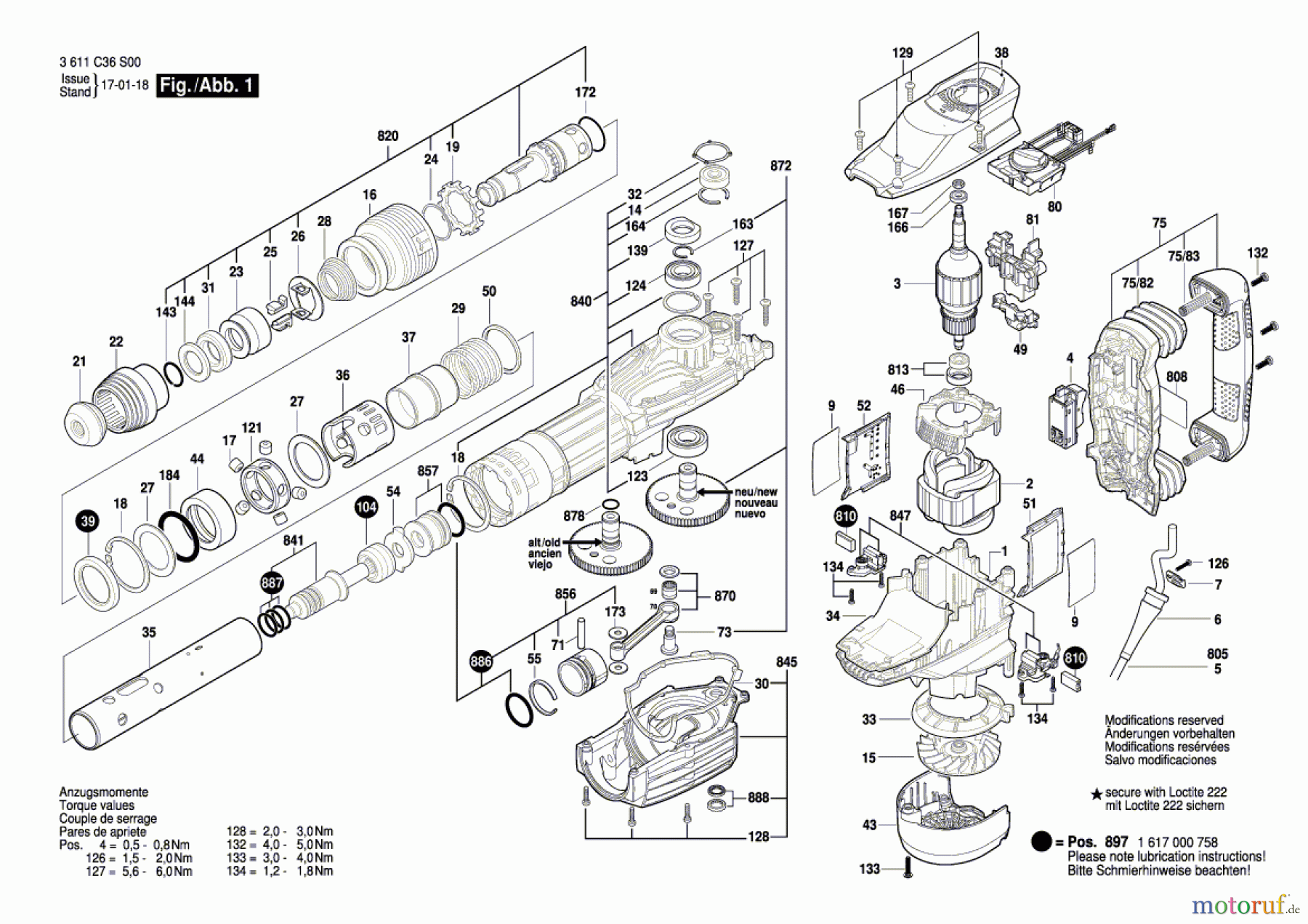 Bosch Werkzeug Schlaghammer SPIT 493 Seite 1