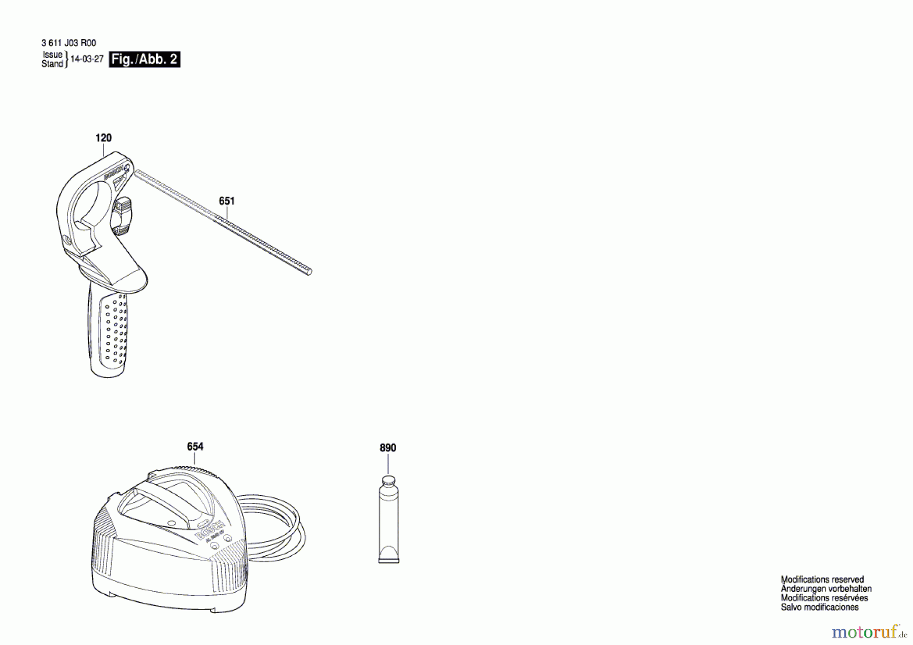  Bosch Werkzeug Bohrhammer GBH 36 V-LI Seite 2