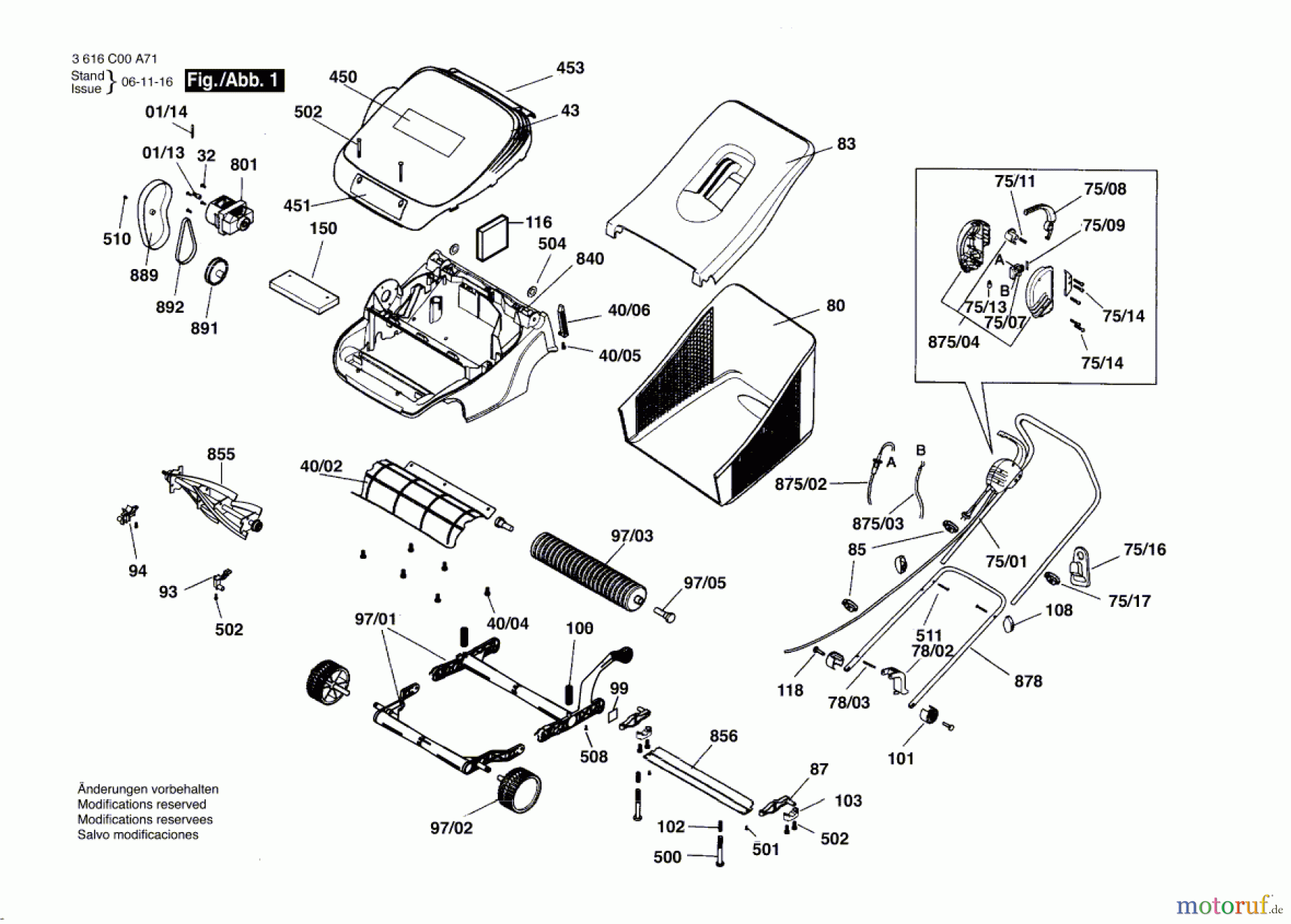 Bosch Gartengeräte Rasenmäher ELAN 32 Seite 1