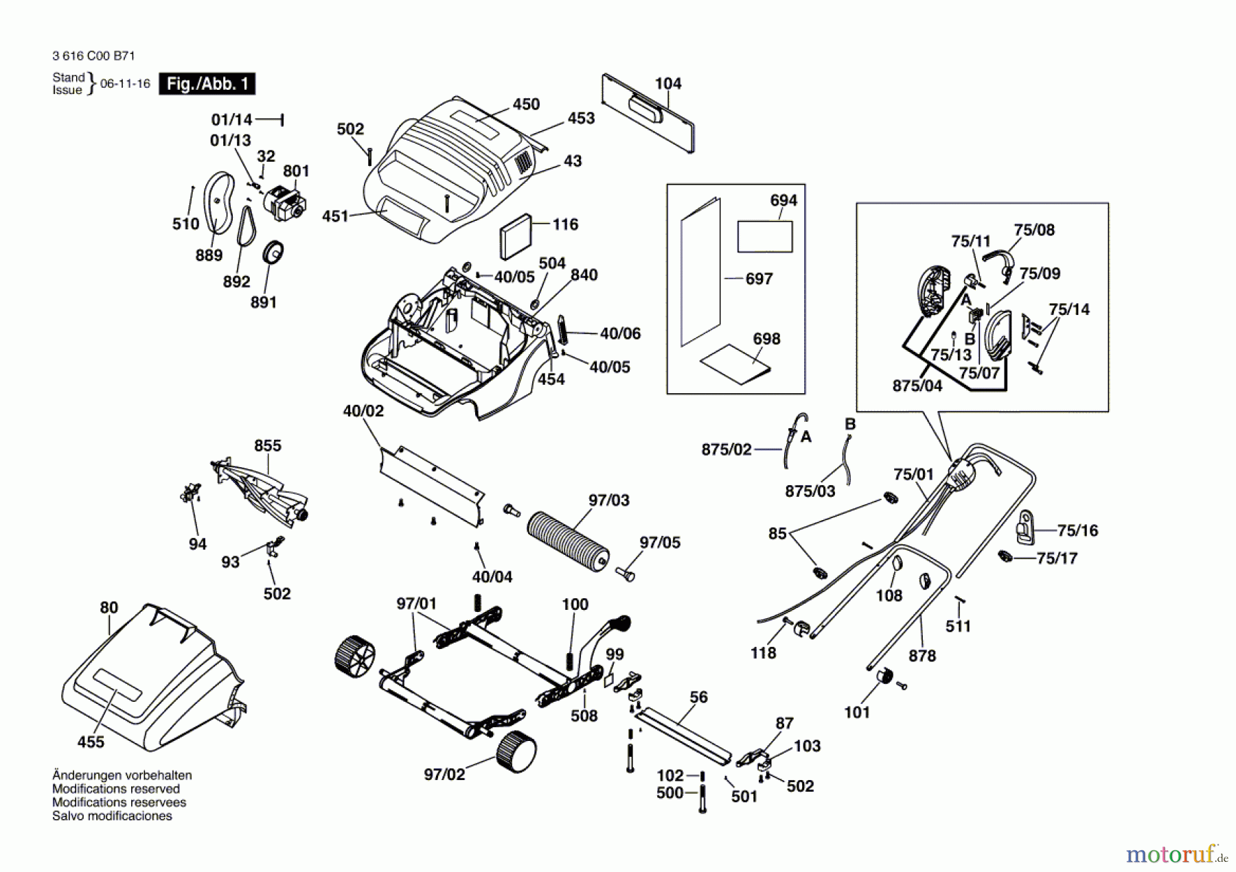 Bosch Gartengeräte Rasenmäher CONCORDE 32 Seite 1