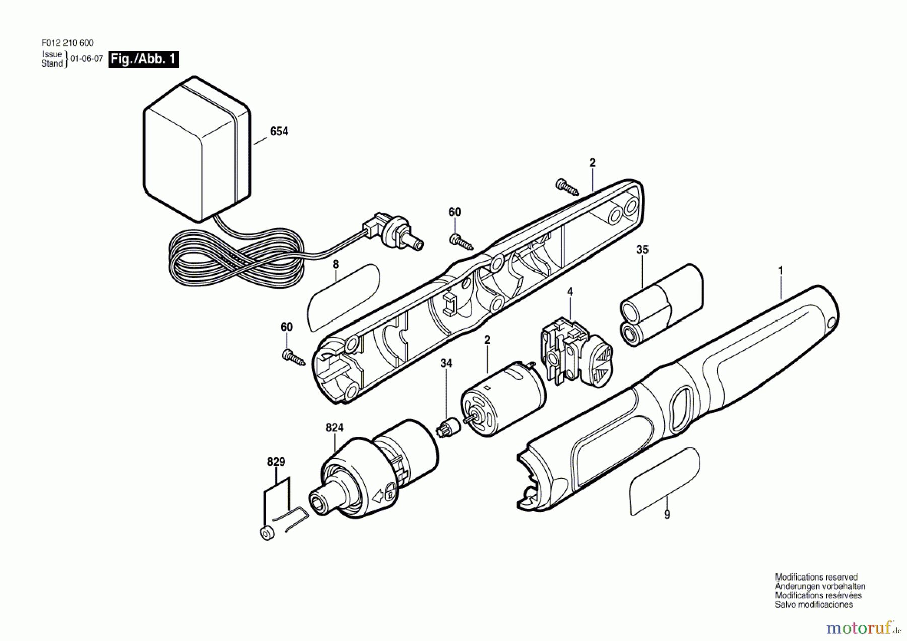 Bosch Akku Werkzeug Akku-Bohrschrauber PSR 2,4 V Seite 1