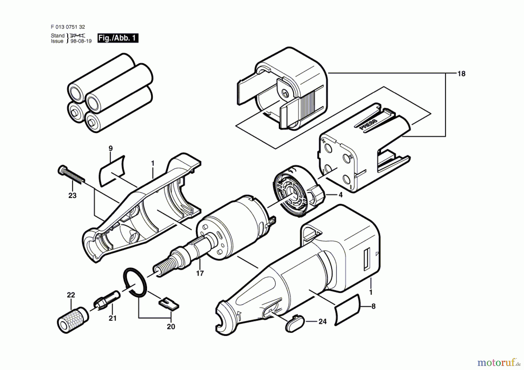Bosch Werkzeug Drehwerkzeug 751 Seite 1