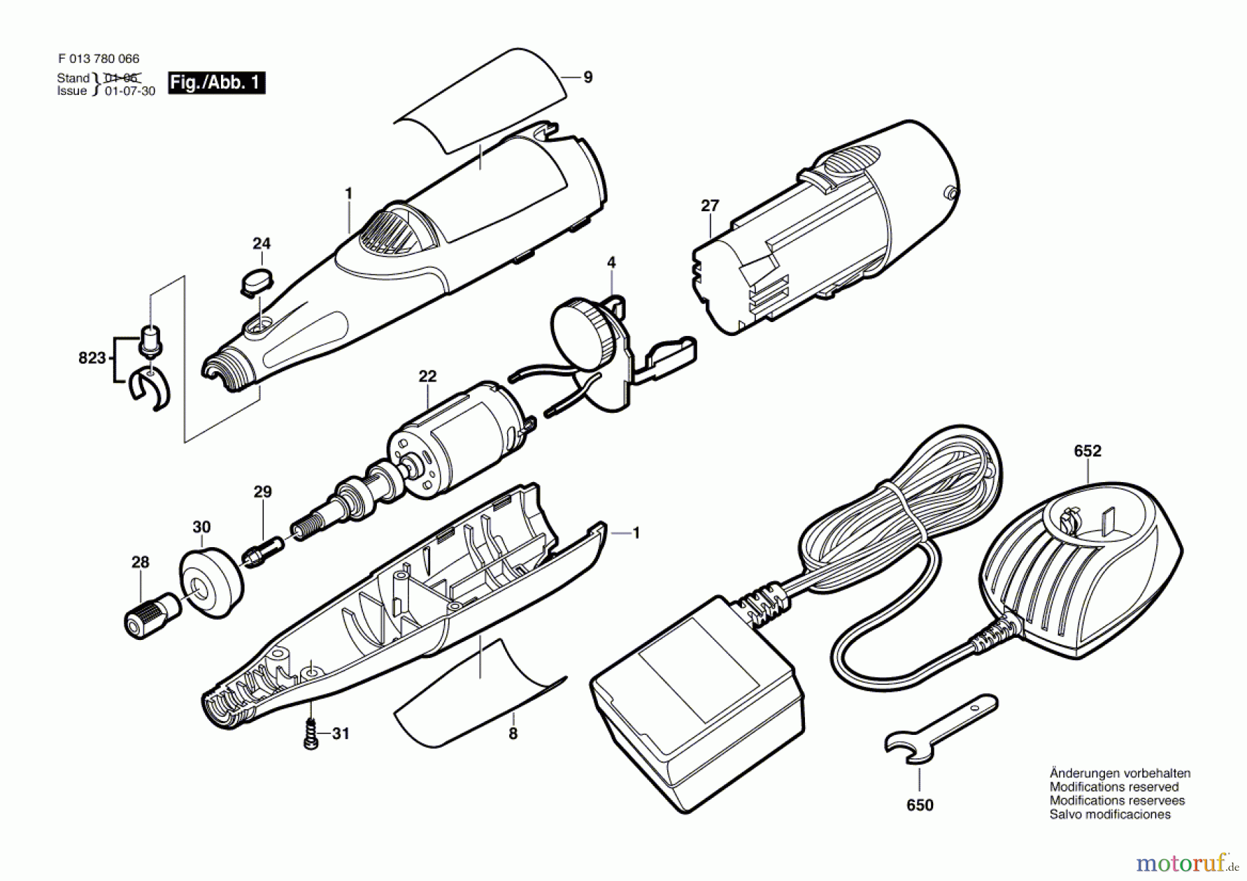 Bosch Werkzeug Drehwerkzeug 780 Seite 1