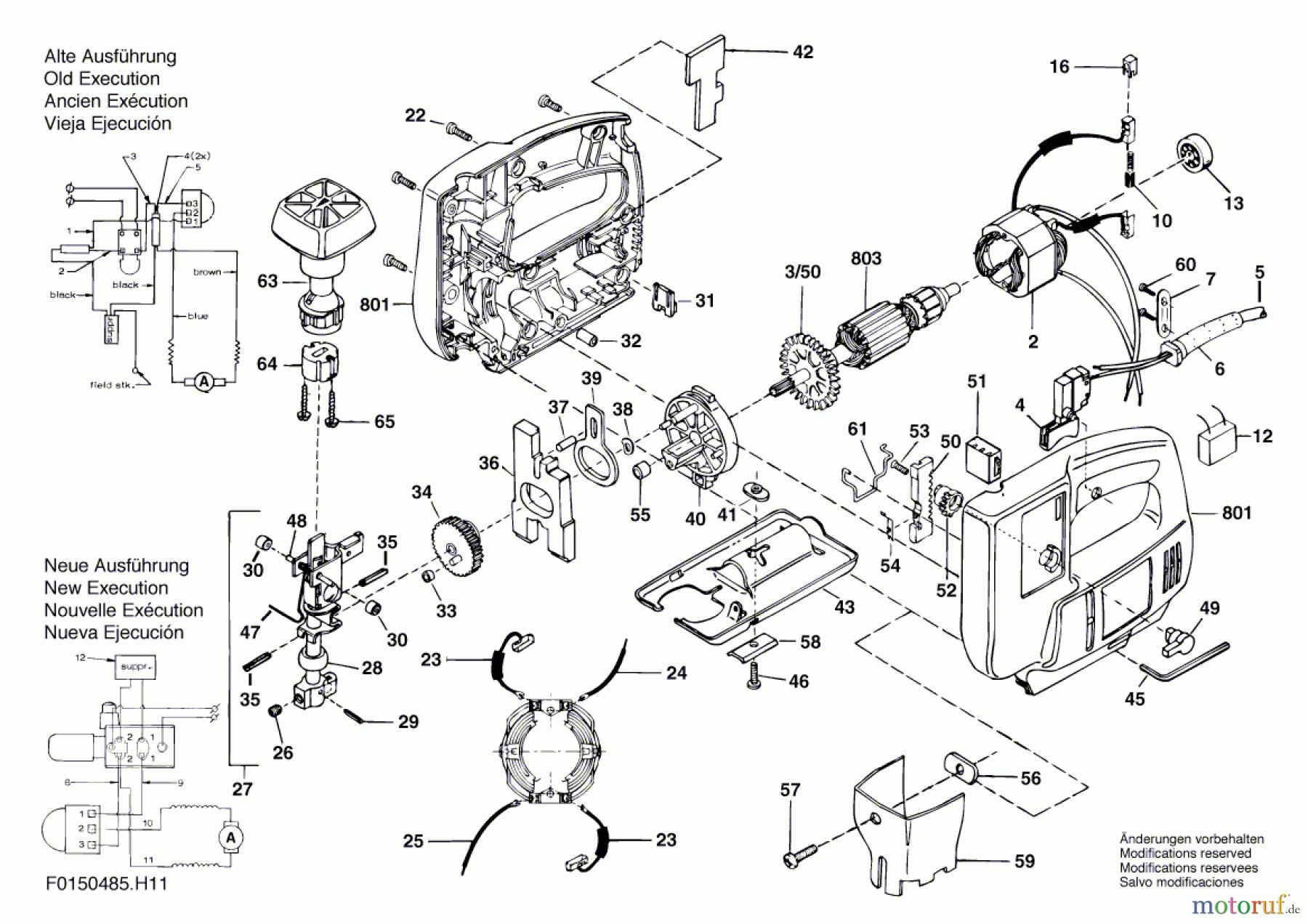 Bosch Werkzeug Stichsäge 485H1 Seite 1