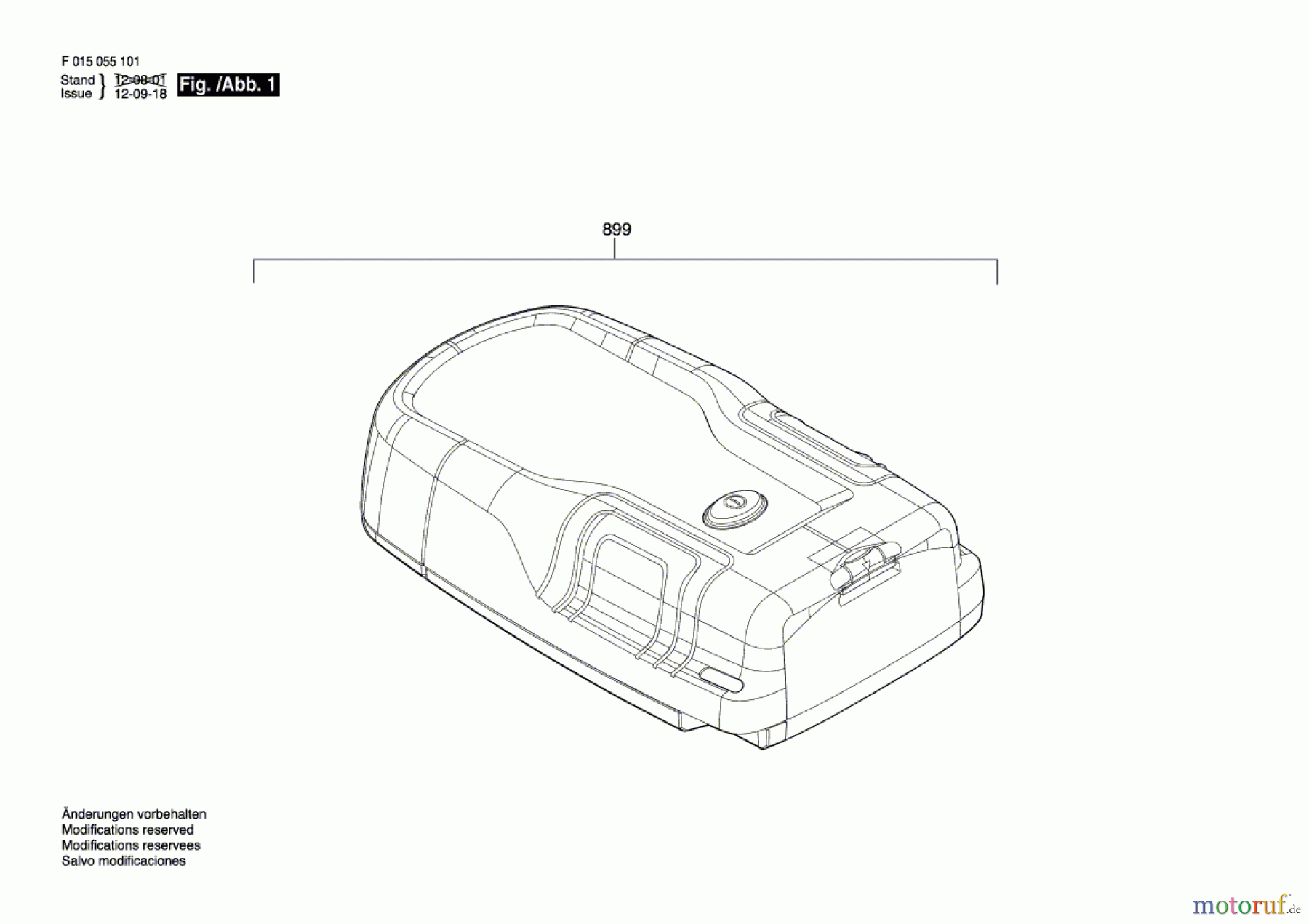 Bosch Werkzeug Universalortungsgerät DT0551 Seite 1