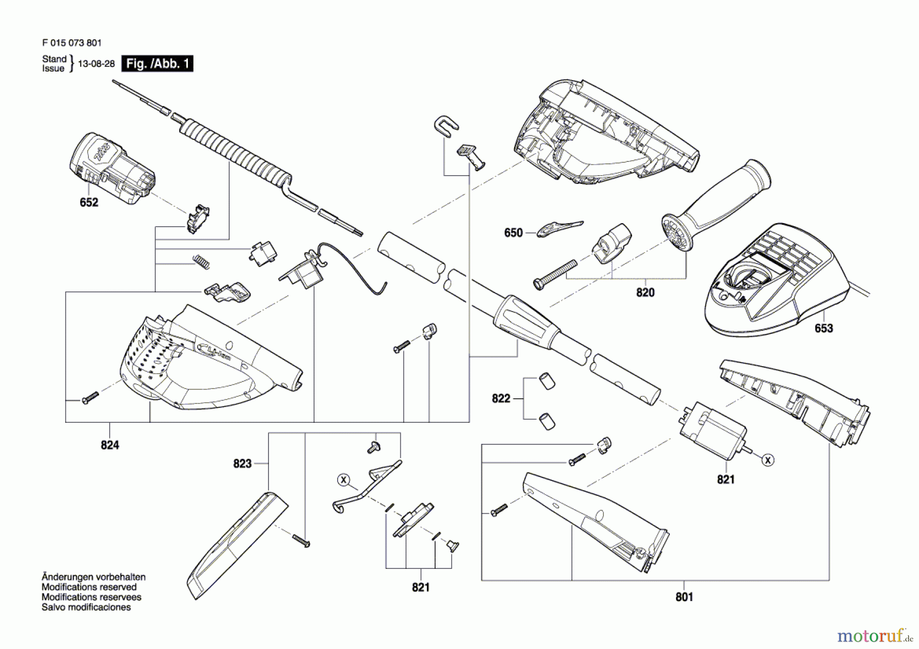 Bosch Werkzeug Combi-Set 0738 Seite 1
