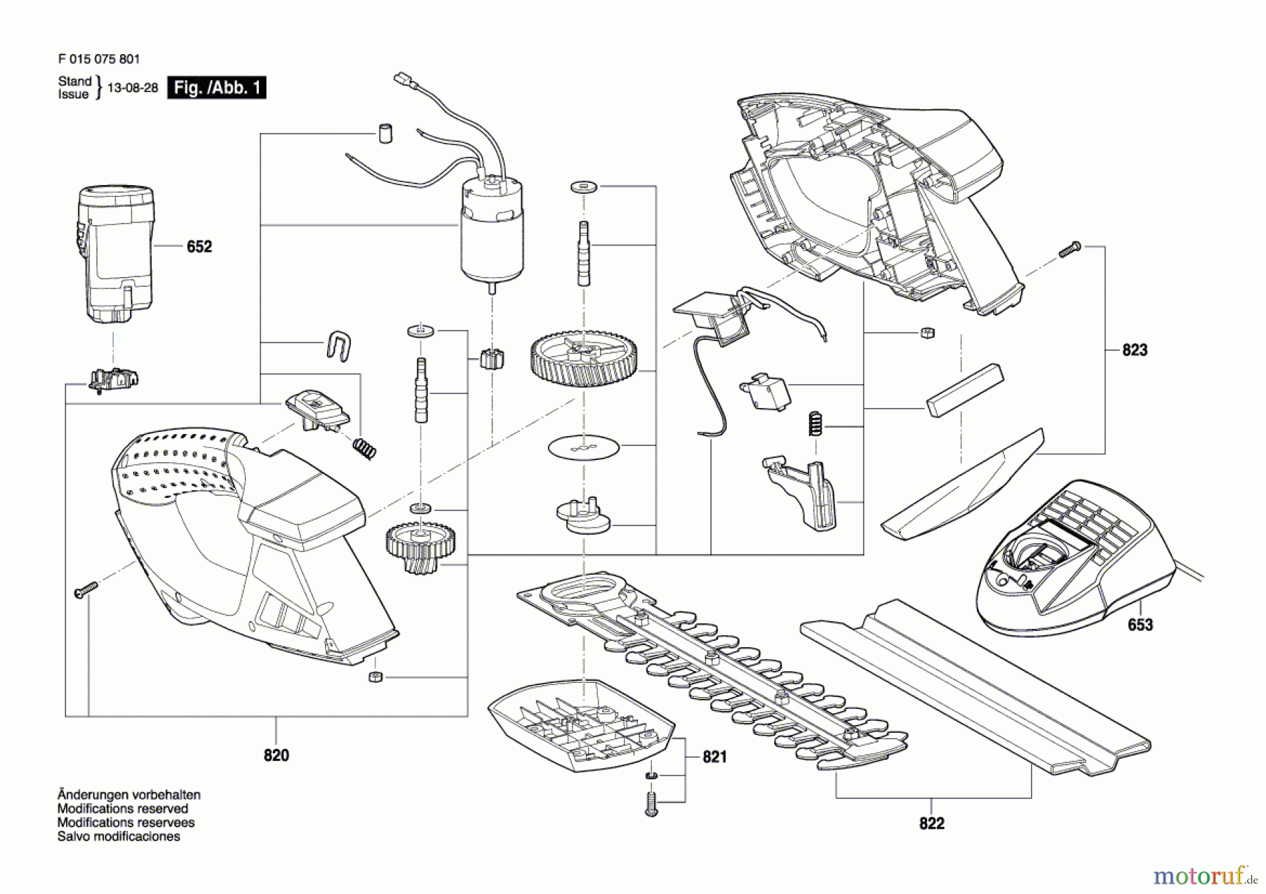 Bosch Werkzeug Combi-Set 0758 Seite 1