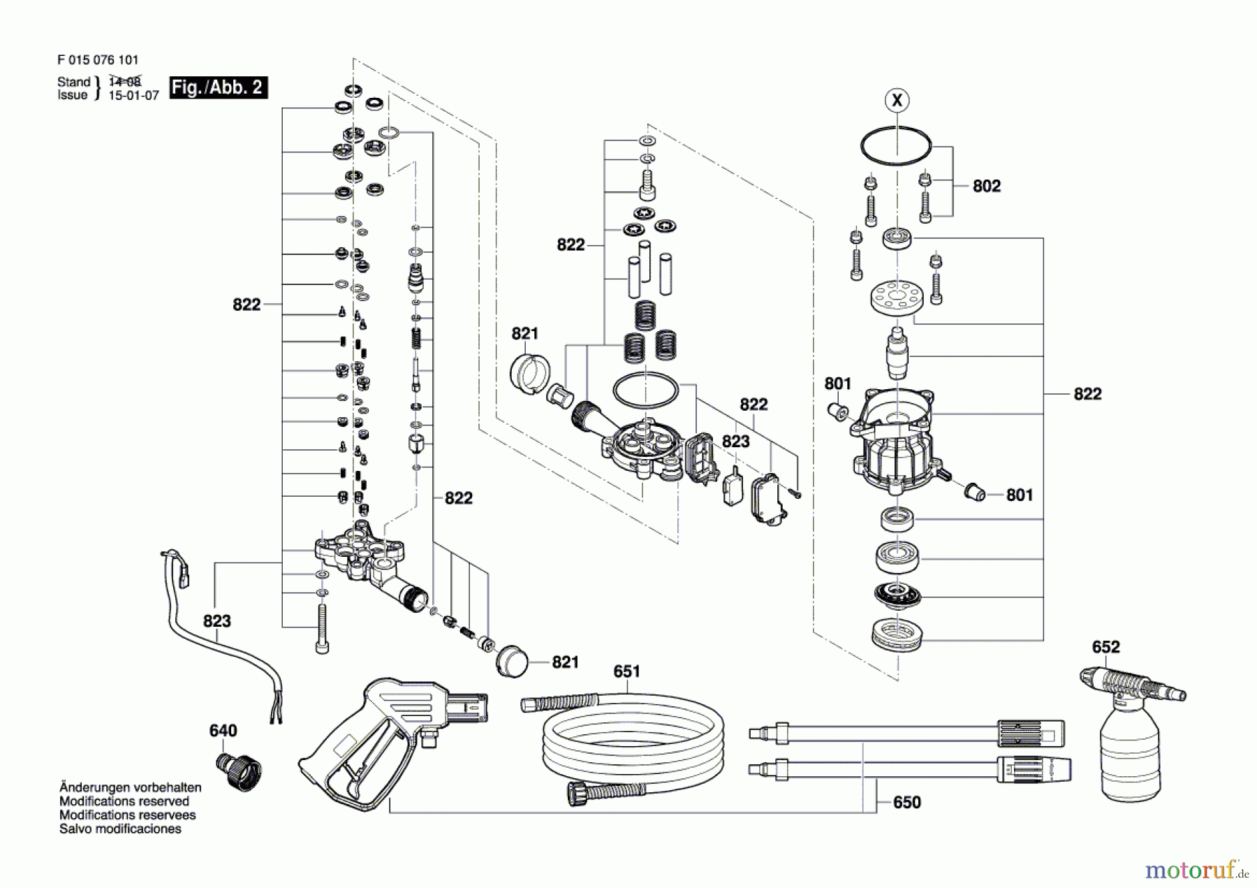 Bosch Wassertechnik Hochdruckreiniger 0761 Seite 2