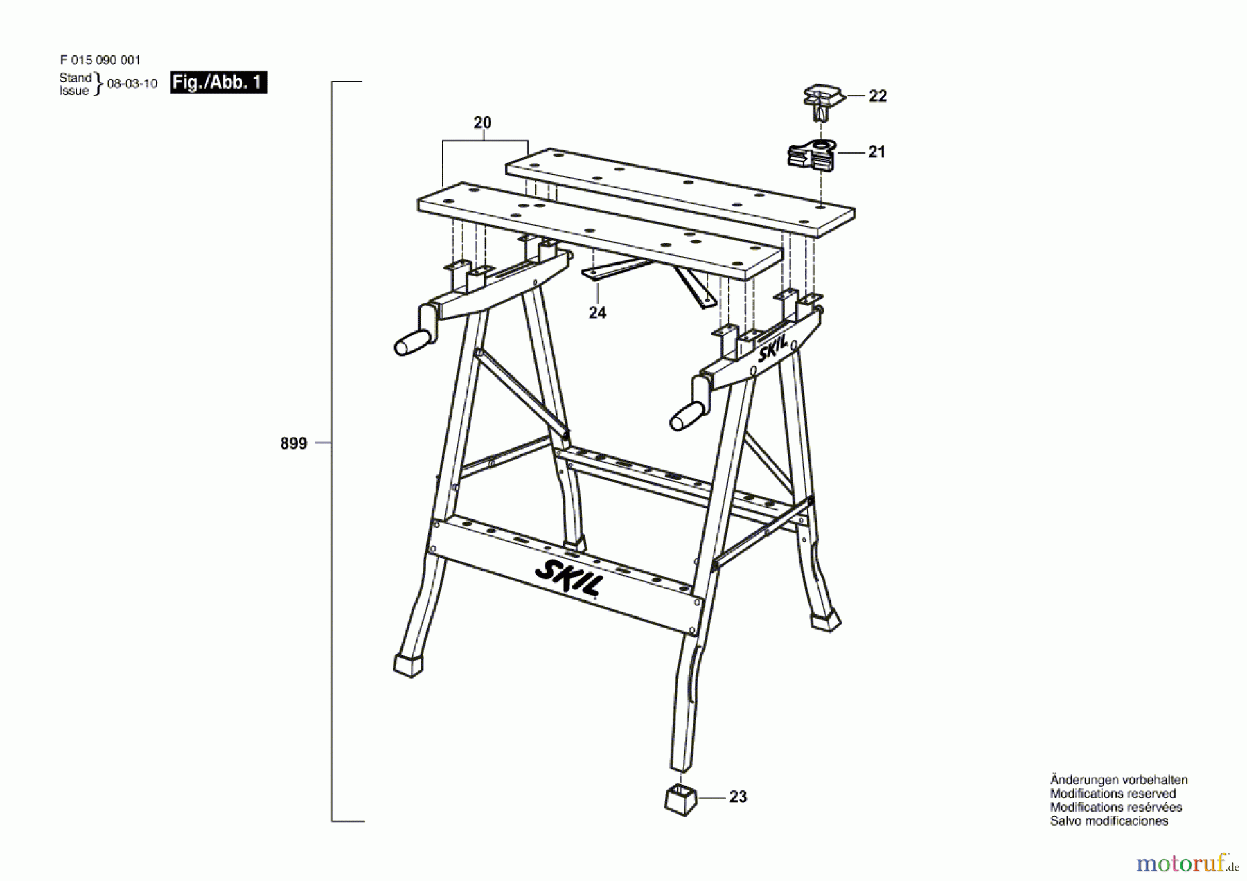 Bosch Werkzeug Werkbank 0900 Seite 1