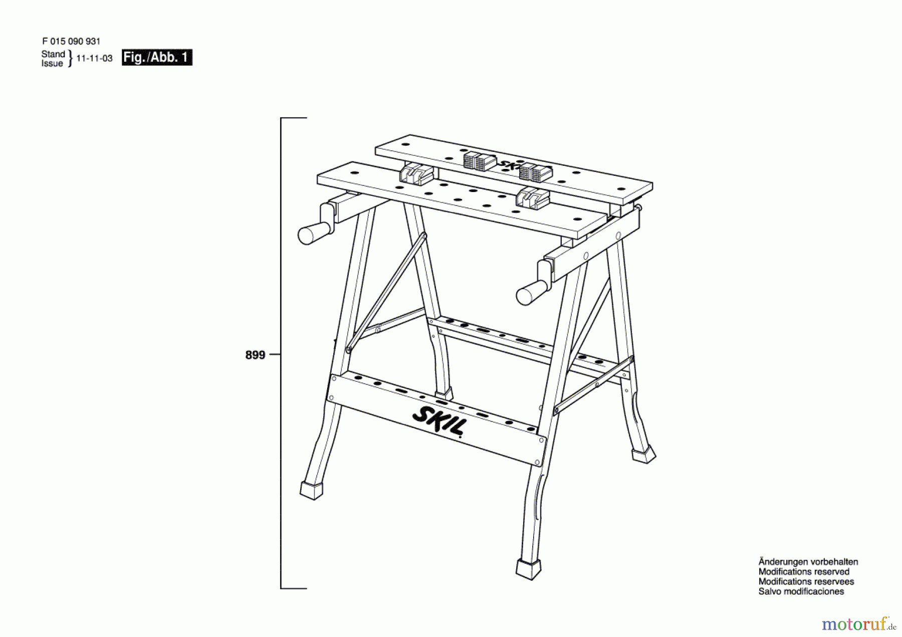 Bosch Werkzeug Werkbank 0909 Seite 1