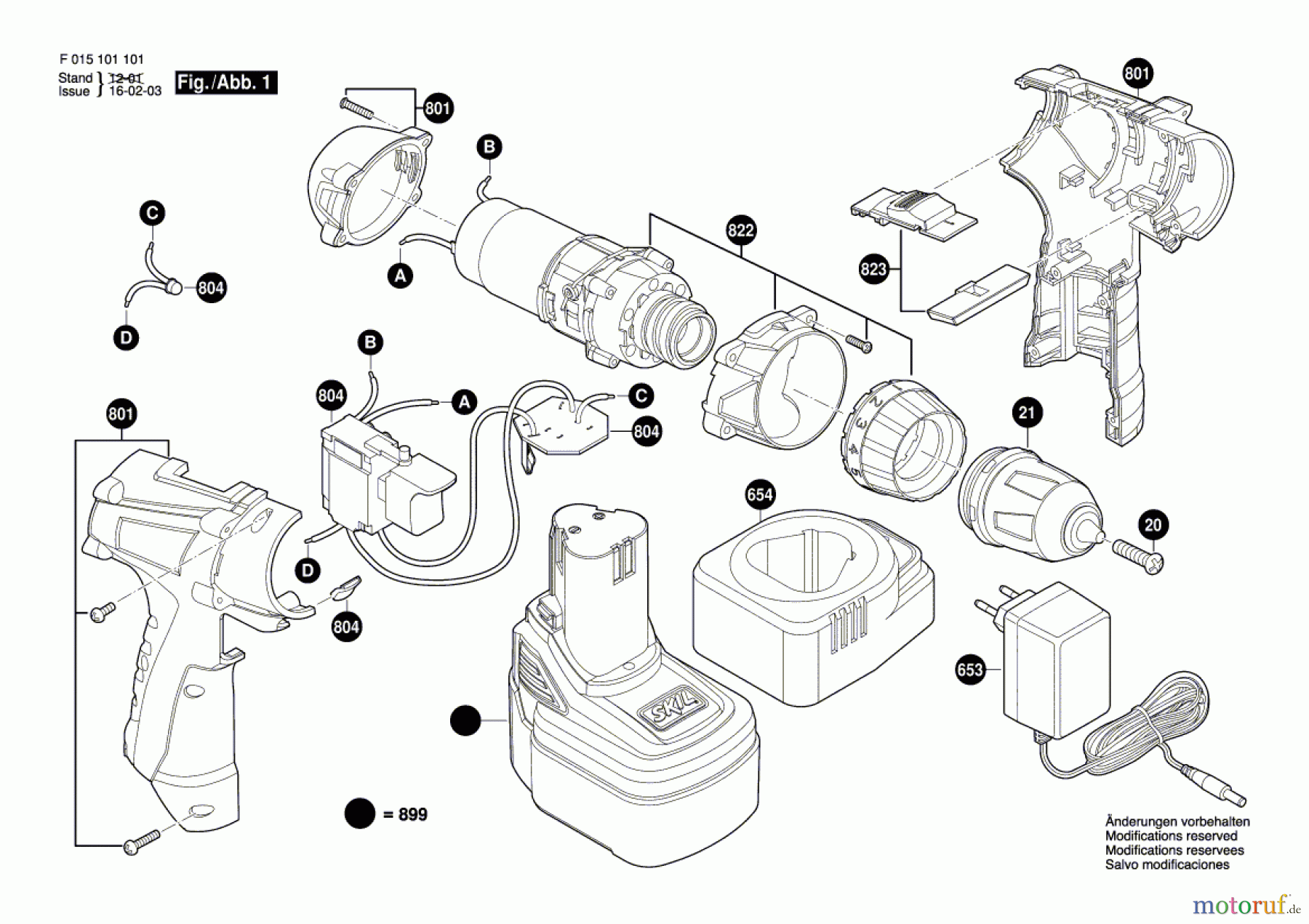 Bosch Werkzeug Combi-Set 1011 Seite 1