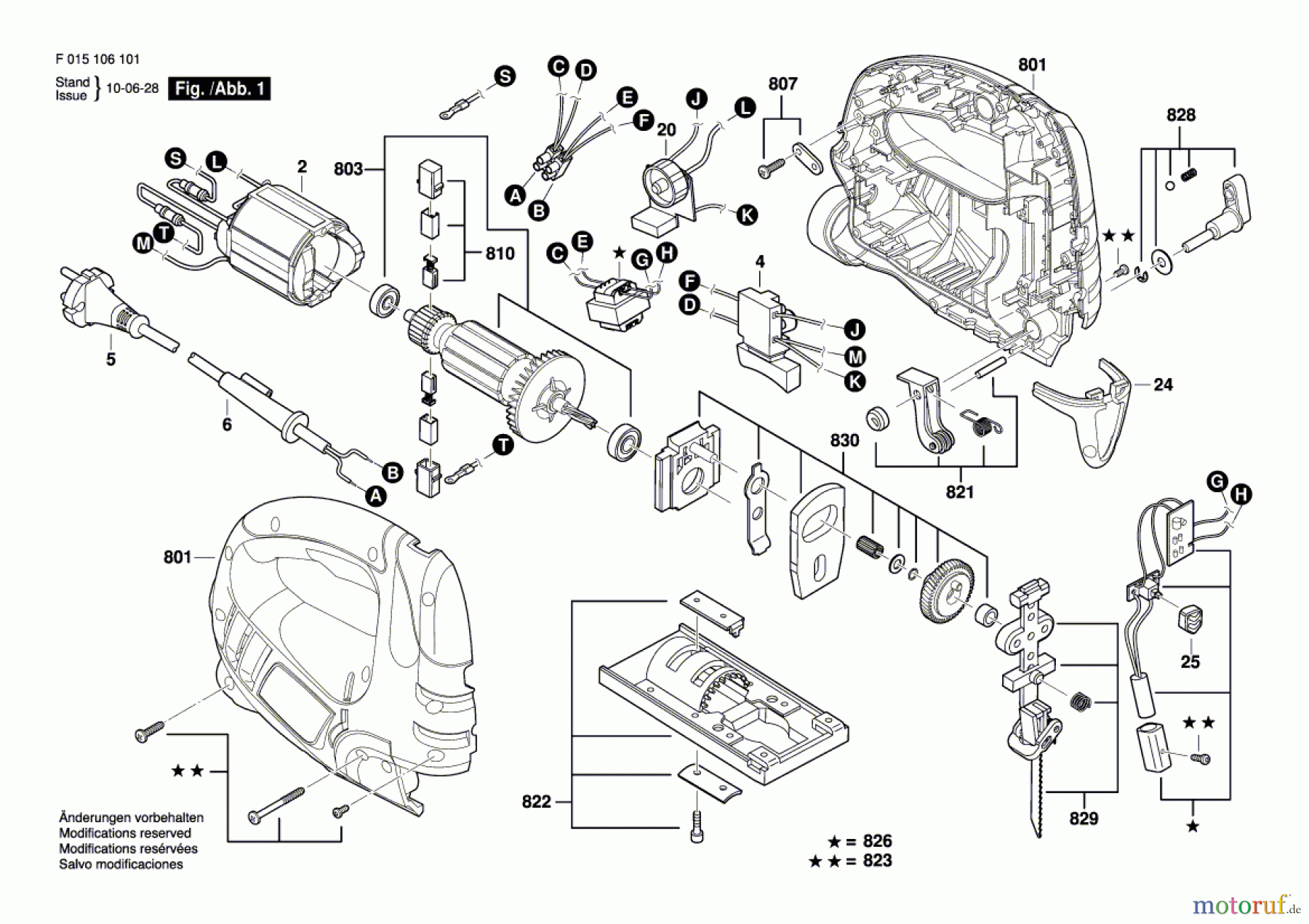 Bosch Werkzeug Stichsäge 1061 Seite 1