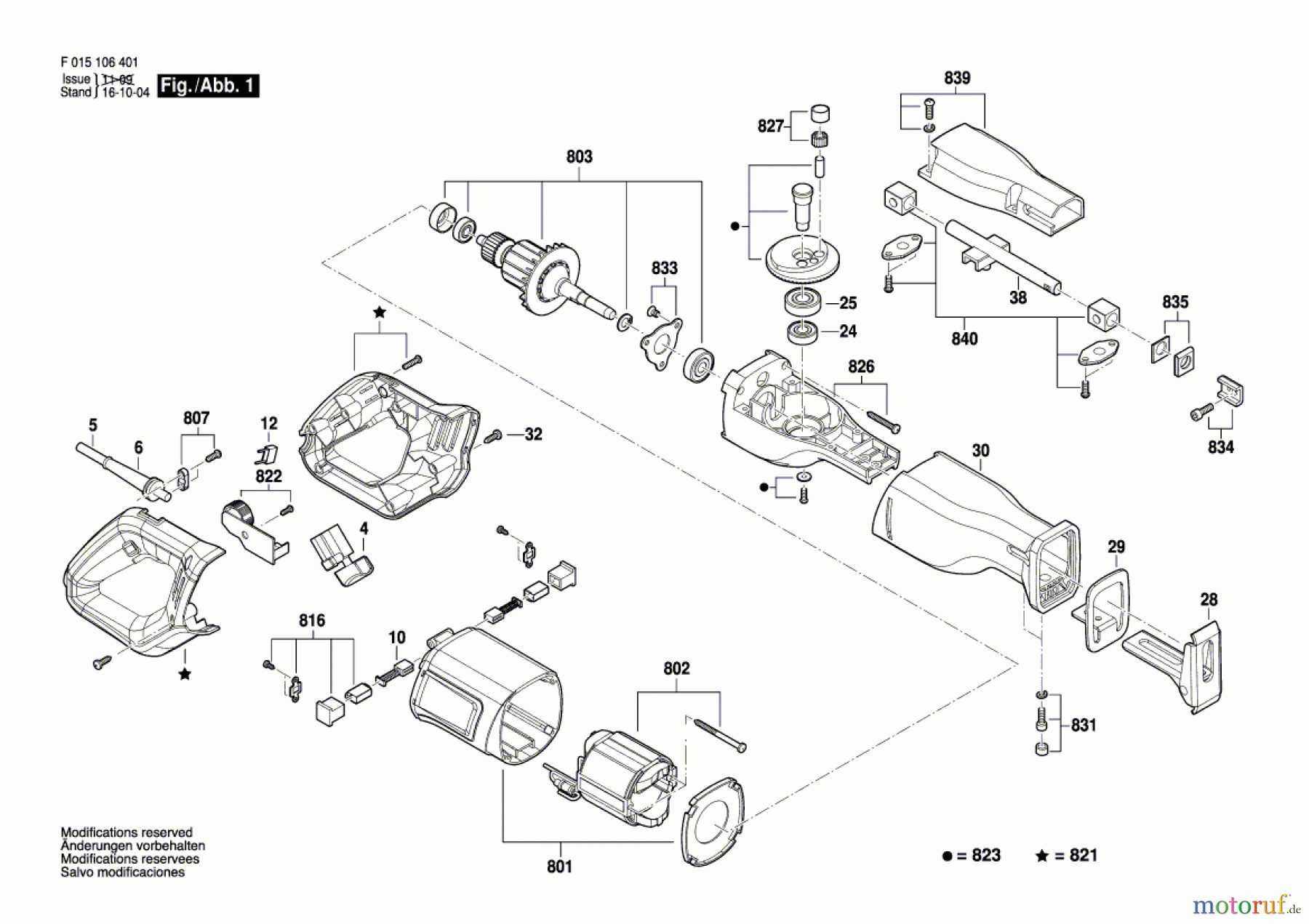 Bosch Werkzeug Gw-Säbelsäge 1064 Seite 1