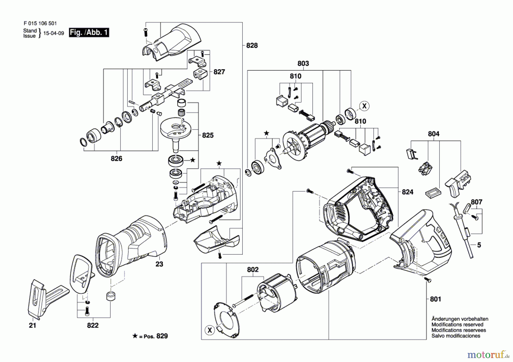 Bosch Werkzeug Gw-Säbelsäge 1065 Seite 1