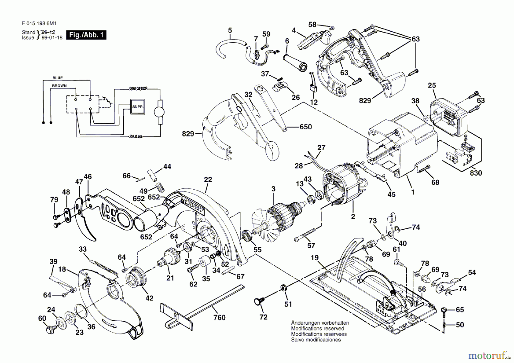 Bosch Werkzeug Bauteil 1986U1 Seite 1