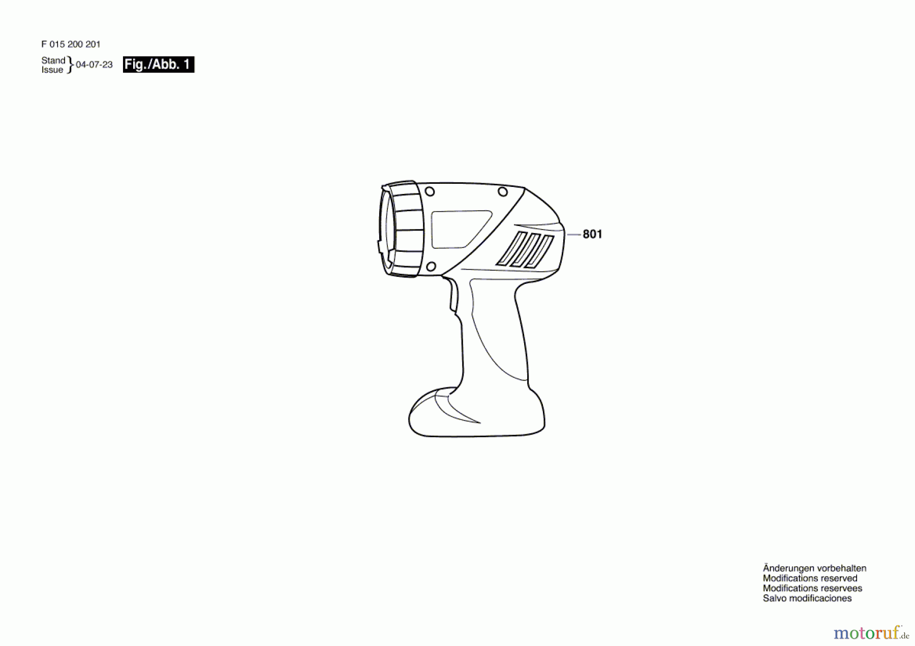 Bosch Akku Werkzeug Akku-Lampe 2002 Seite 1