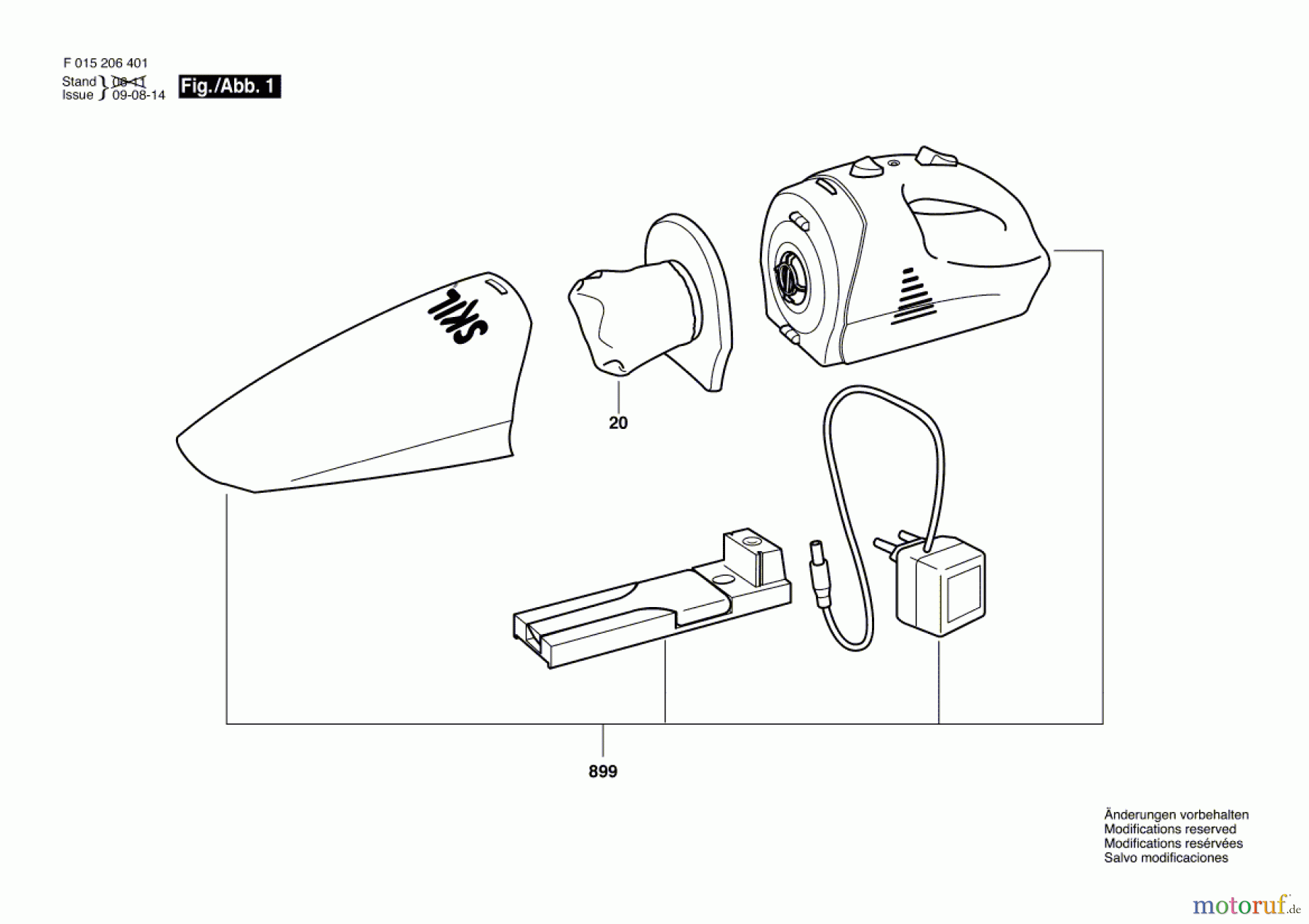 Bosch Akku Werkzeug Akku-Sauger 2064 Seite 1