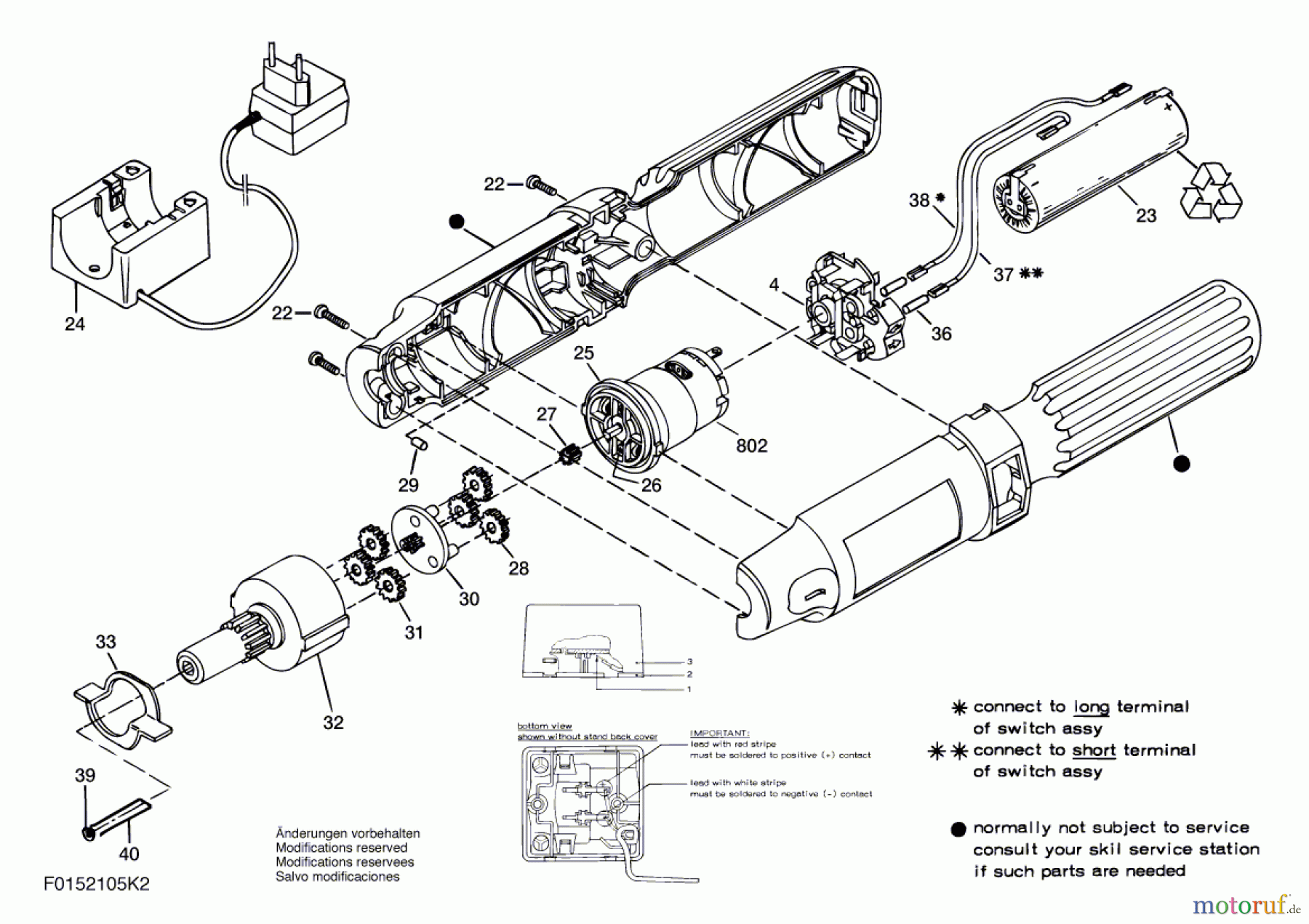 Bosch Werkzeug Bohrschrauber 2105 Seite 1